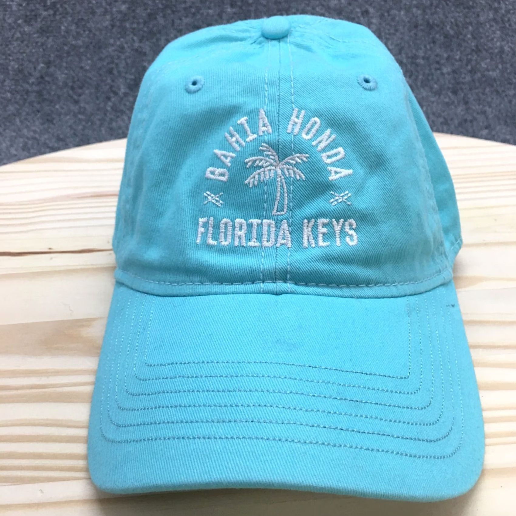Honda Ouray Baseball Cap Womens Blue OS Embroidered Logo Bahia Honda Florida Keys Size ONE SIZE - 3 Thumbnail