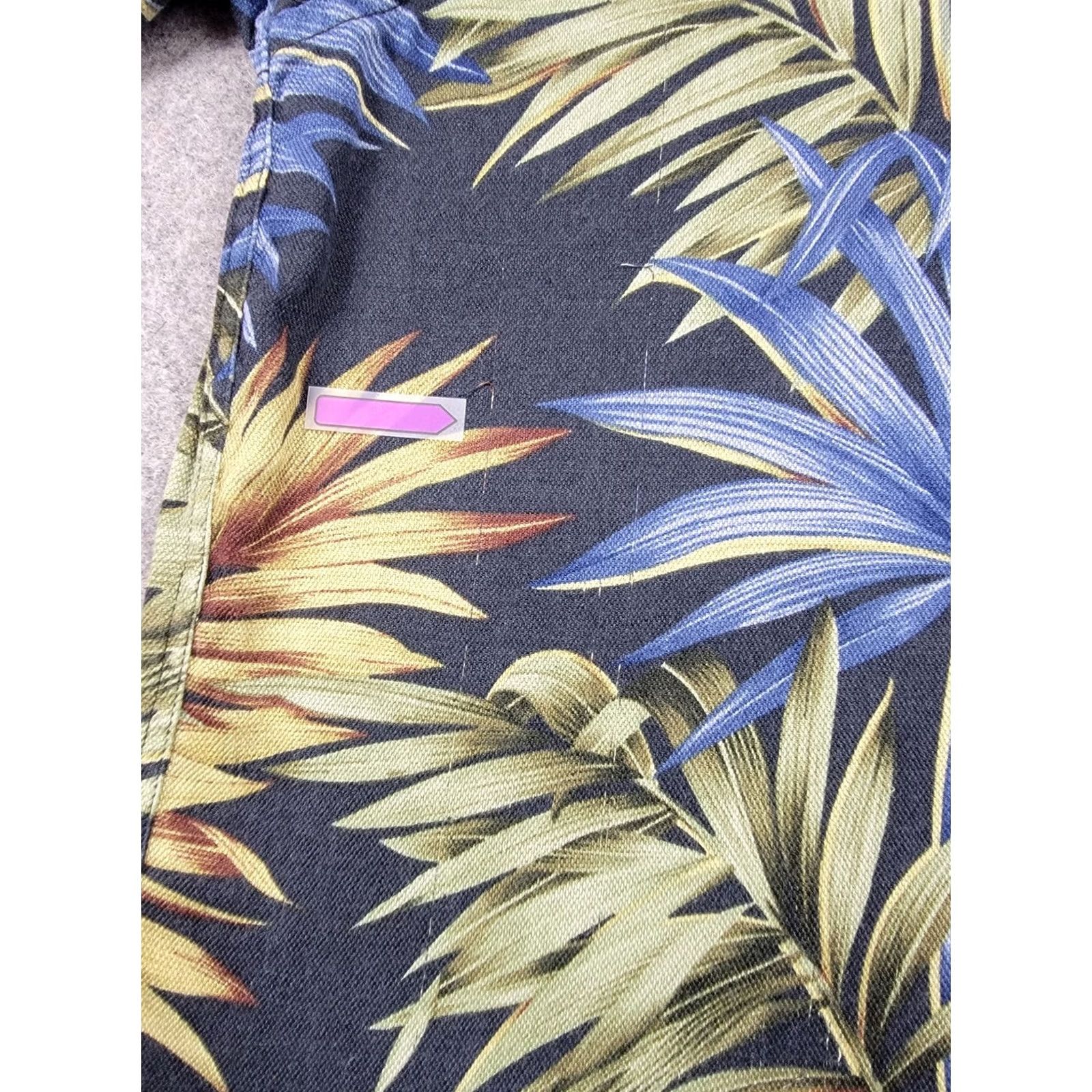 Tommy Bahama Tommy Bahama Shirt Mens Medium Blue Short Sleeve Pullover Silk Cotton Tropical Size US M / EU 48-50 / 2 - 6 Thumbnail