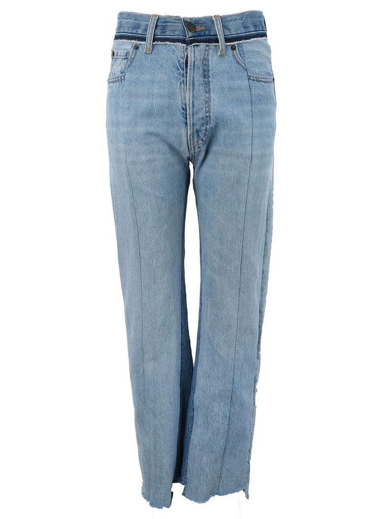 Maison Margiela Maison Margiela SS18 stitching washed jeans Size 25" / US 0 / IT 36 - 1 Thumbnail