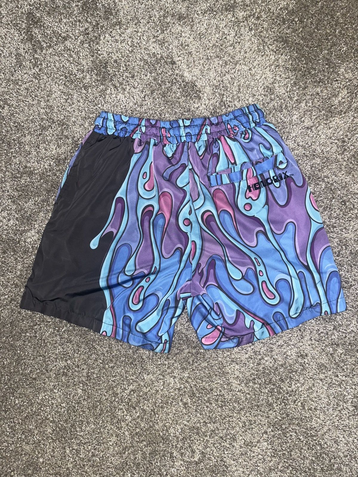 Jimi Hendrix × Shoe Palace Jimi Hendrix x Shoe Palace Lava Shorts (Size Small) Size US 30 / EU 46 - 2 Thumbnail