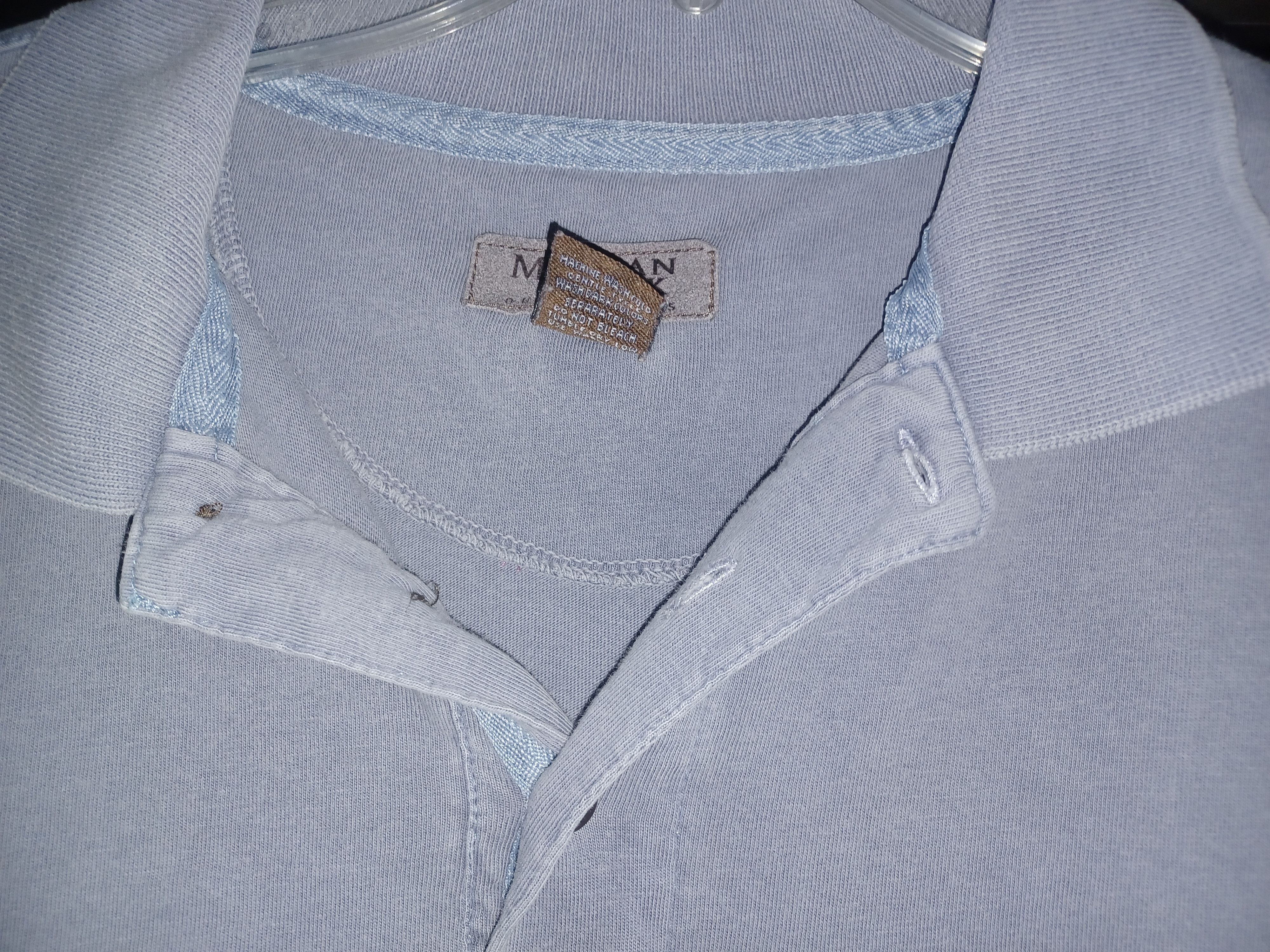 Other Morgan Creek Outfitter Men's Polo Shirt L Blue Gray Size US L / EU 52-54 / 3 - 4 Thumbnail