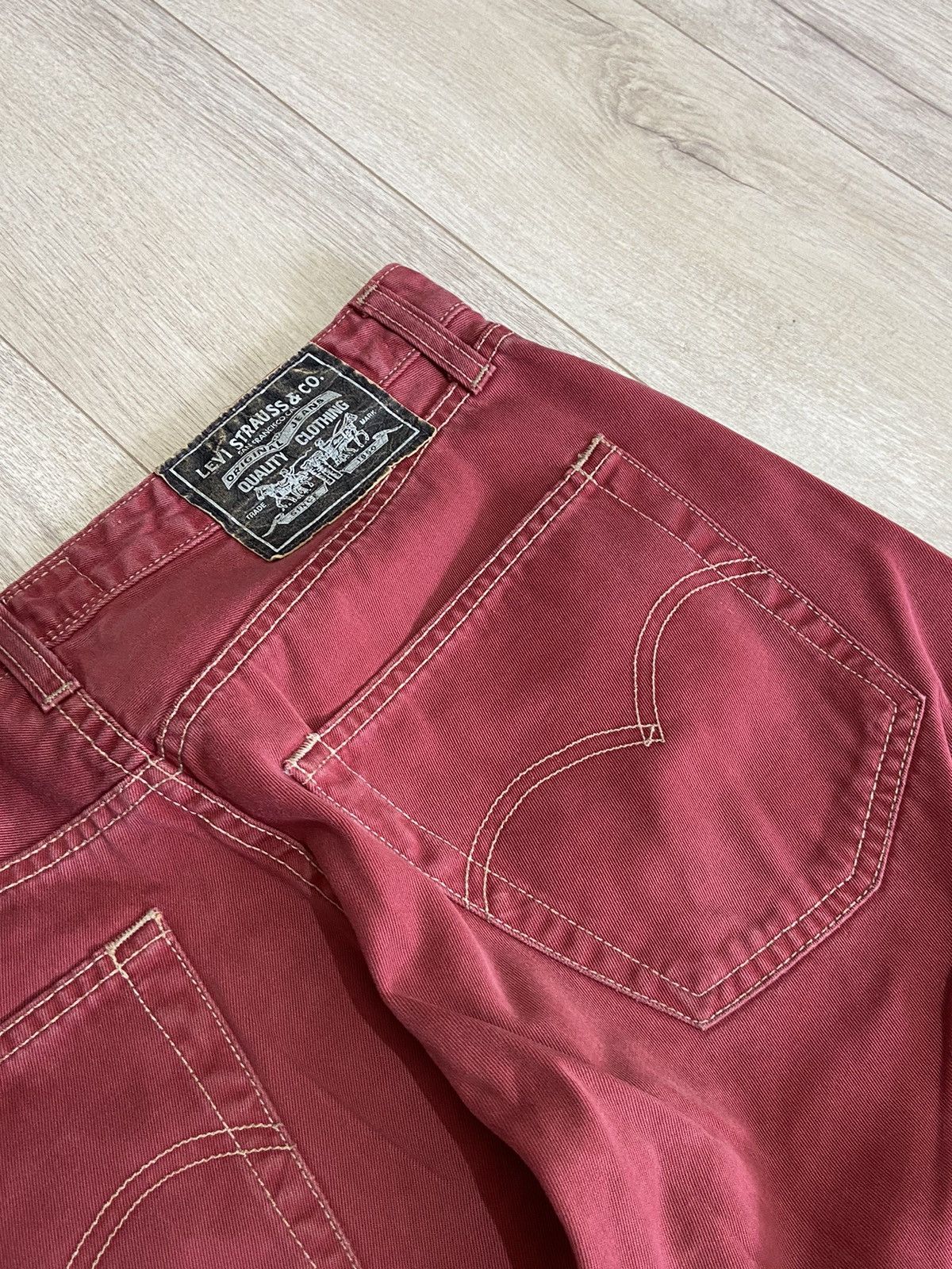 Levi's × Vintage Levi’s vintage pants red 90’S Size US 34 / EU 50 - 6 Thumbnail