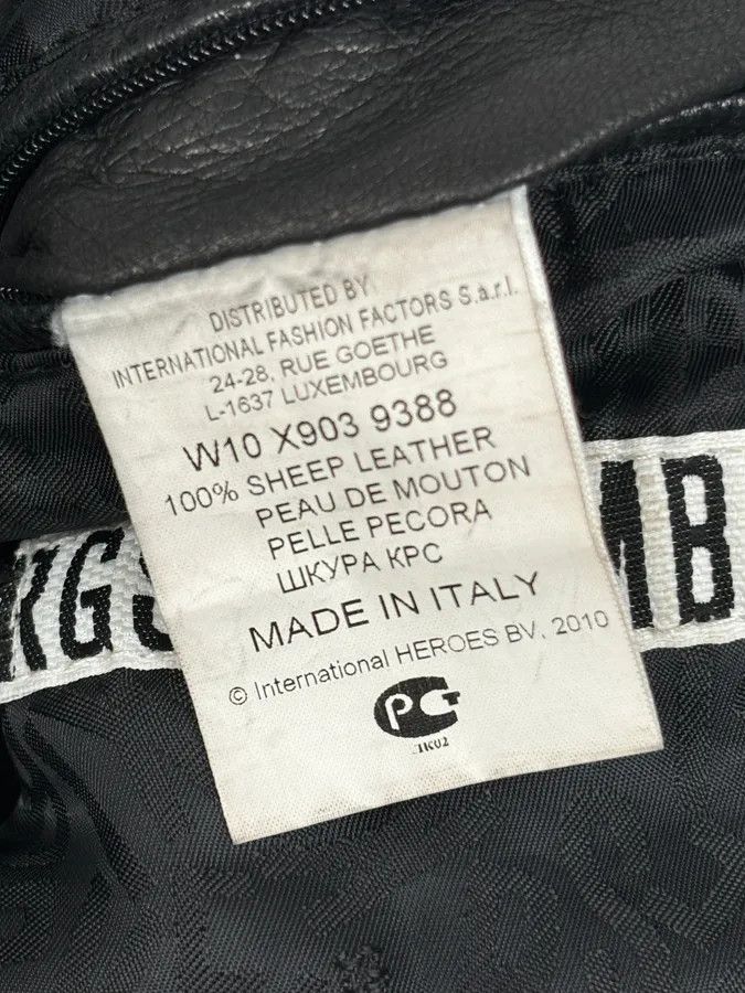 Dirk Bikkembergs AW2010 Bikkembergs Black Sheep Leather Bomber Jacket Size US S / EU 44-46 / 1 - 13 Thumbnail