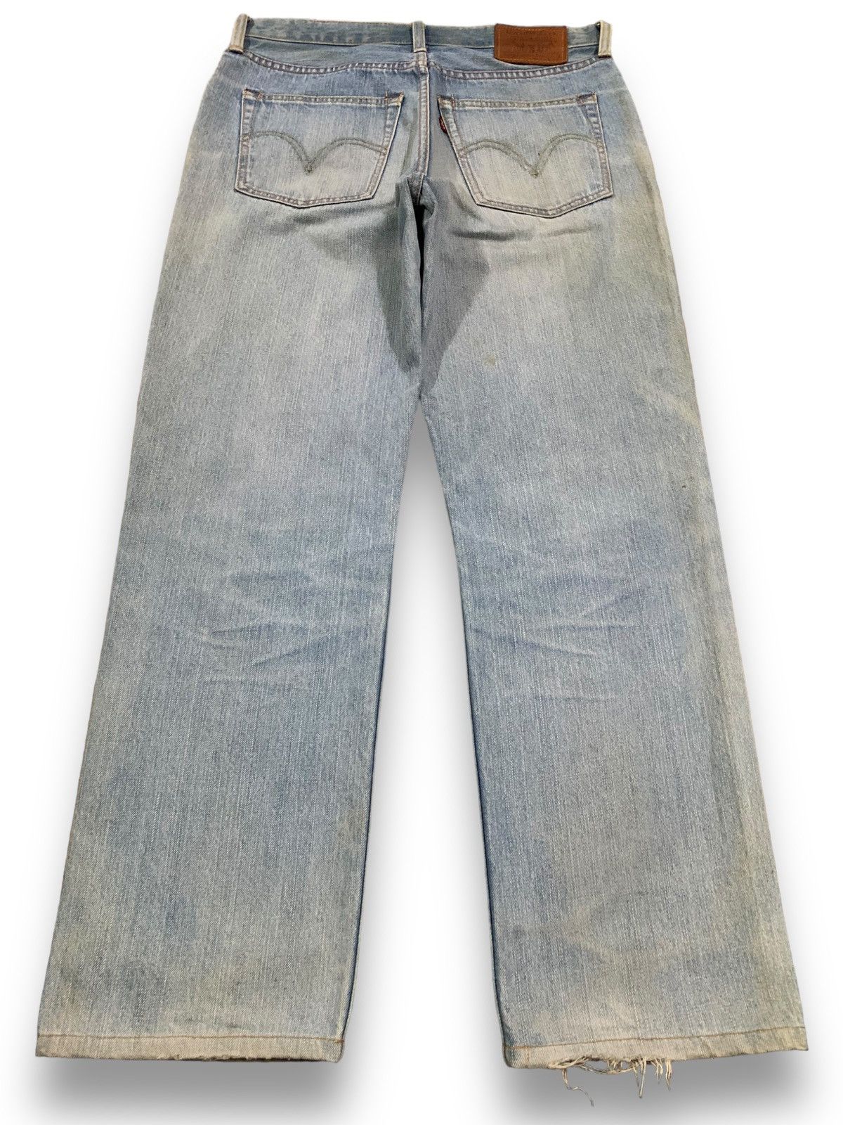 Levi's Vintage 90s Levis 702 Rusty Mud Wash Loose Jeans Size 33x28 Size US 33 - 2 Thumbnail