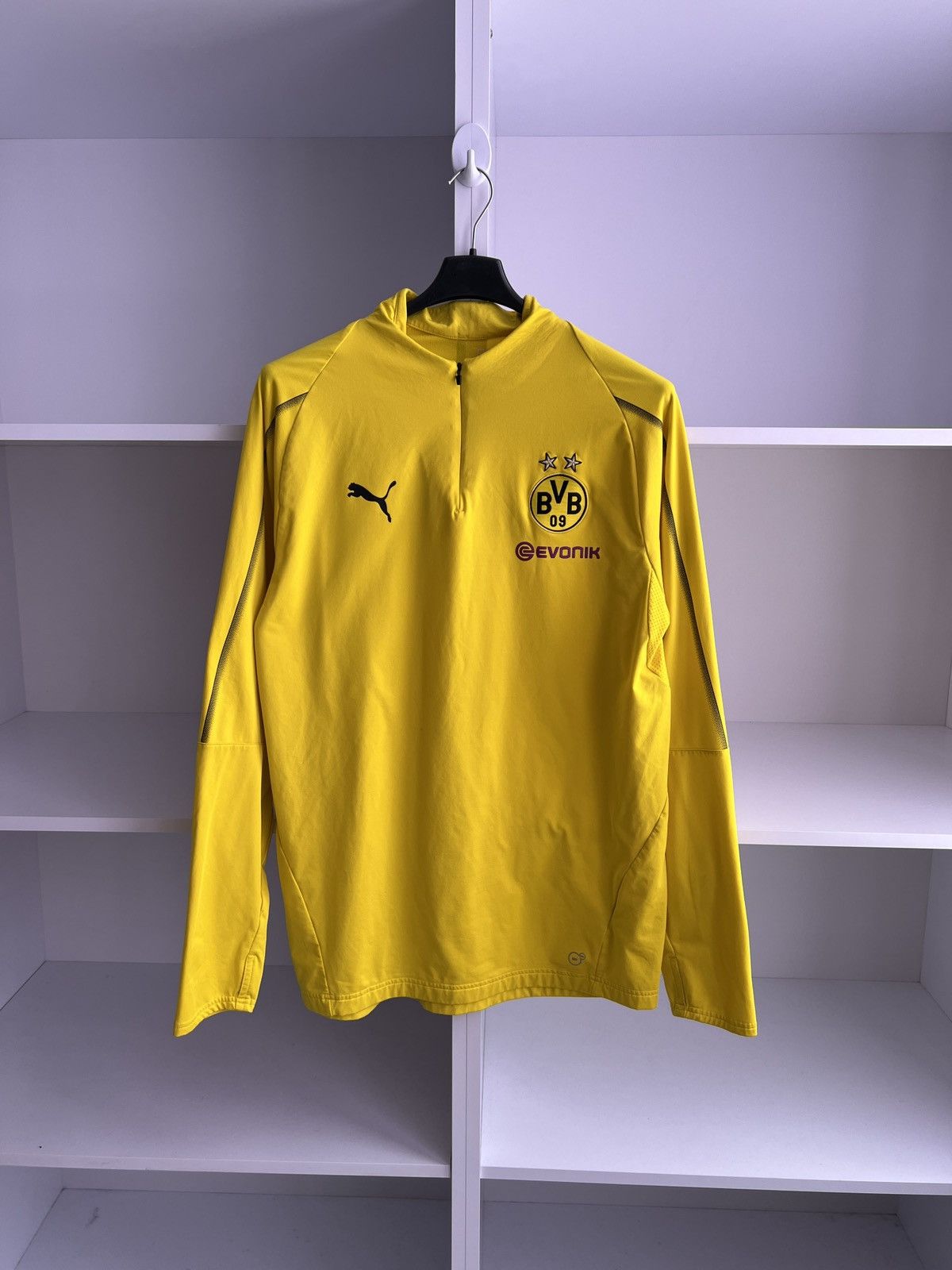 Vintage Vintage Borussia Dortmund 1/4 zip sweatshirt Size US XL / EU 56 / 4 - 3 Thumbnail