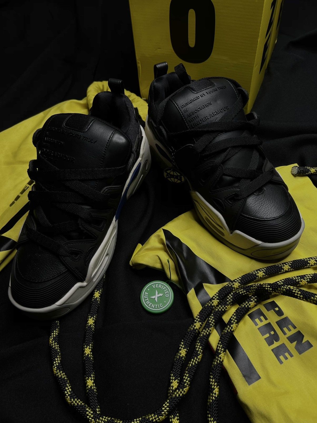 AWGE × Under Armour AWGE x Under Armour SRLo ‘Black Blue’ Size US 8 / EU 41 - 1 Thumbnail