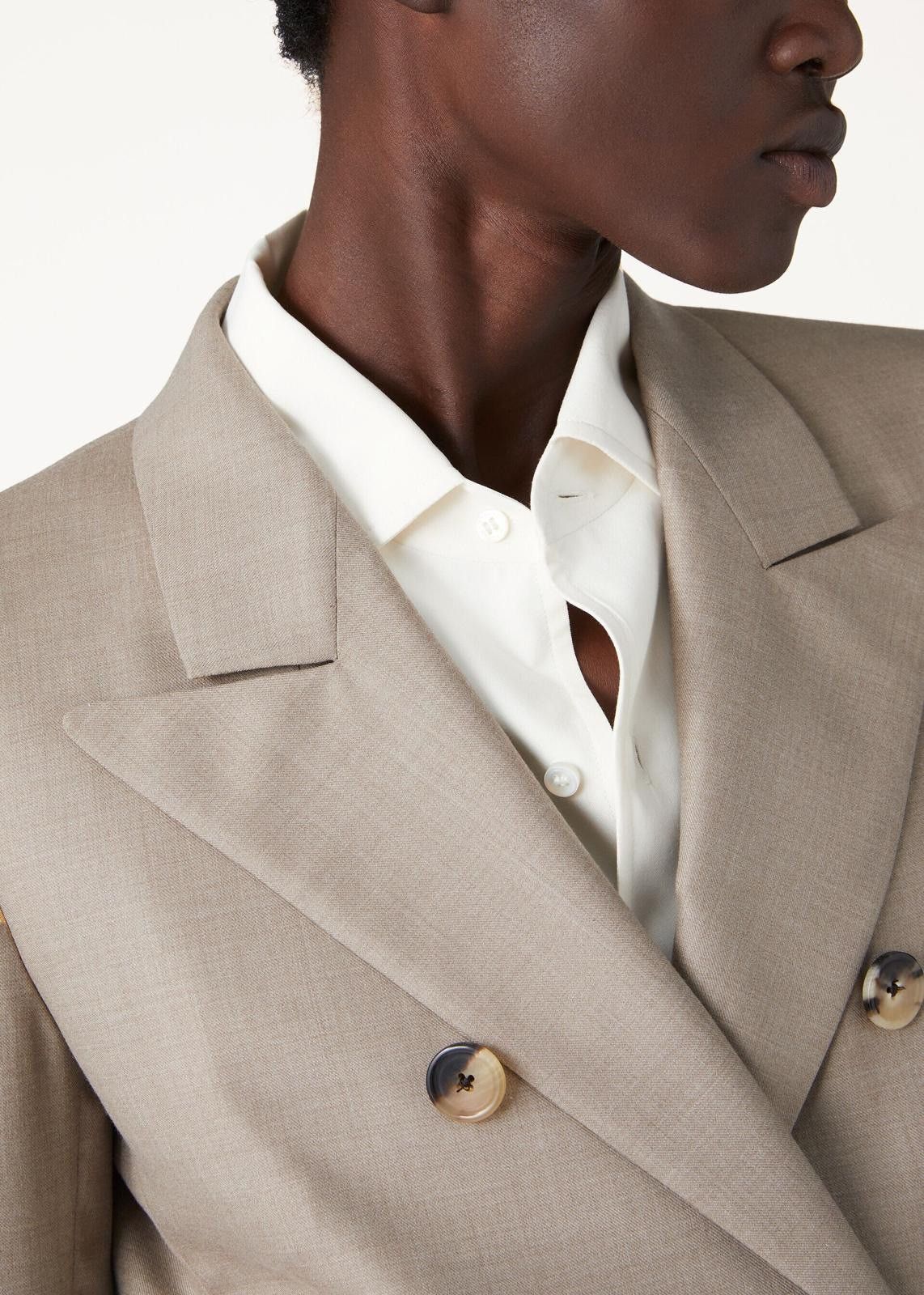 Loro Piana o1srvl11e0125 FAN6953 Ananda Jacket in Beige Size XS / US 0-2 / IT 36-38 - 4 Thumbnail