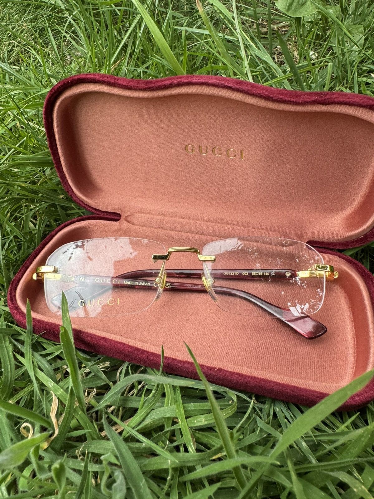 Gucci Gucci Made in Japan Luxury glasses Size ONE SIZE - 10 Thumbnail