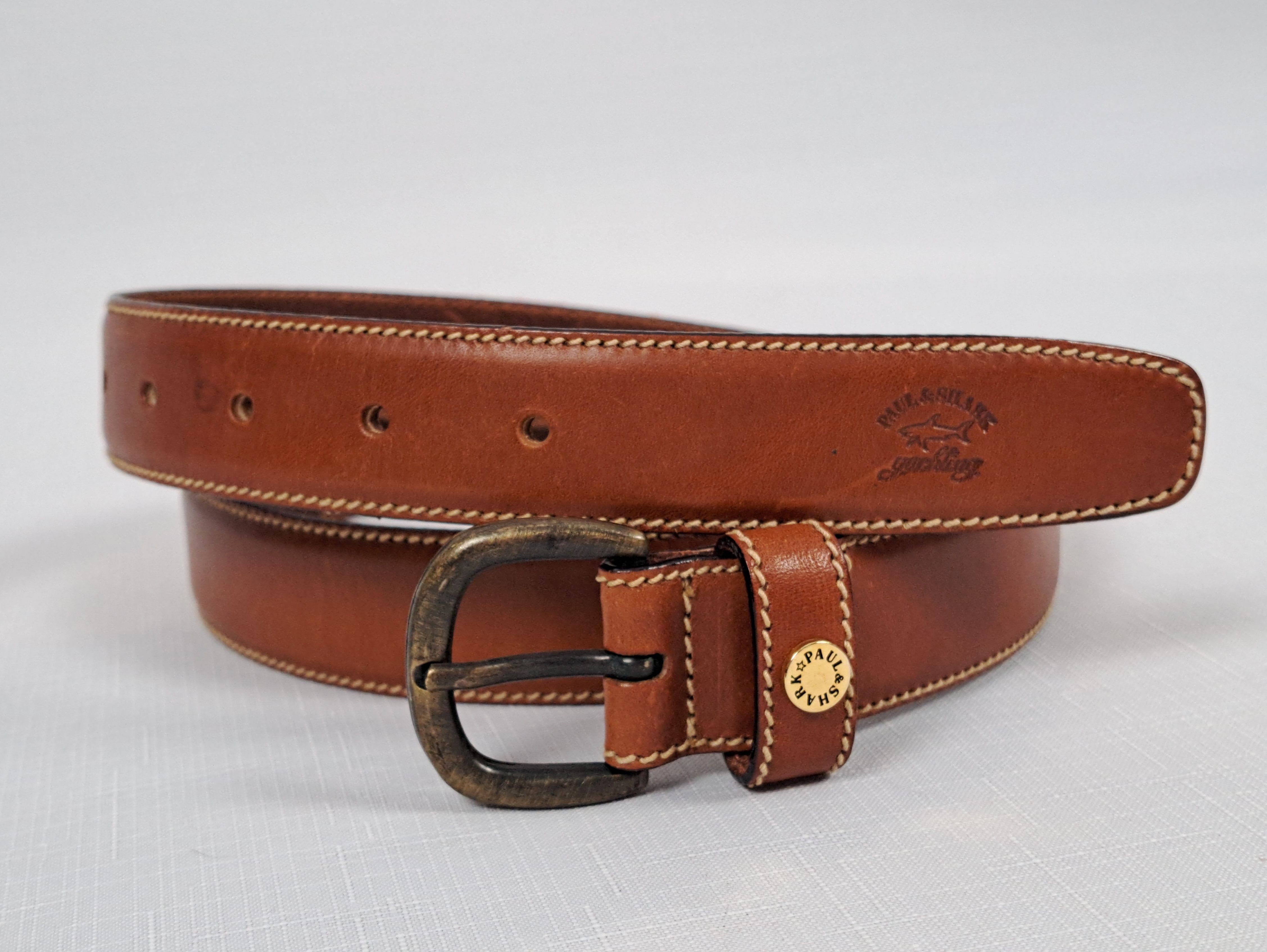 Vintage Paul & Shark vintage leather belt. | Grailed