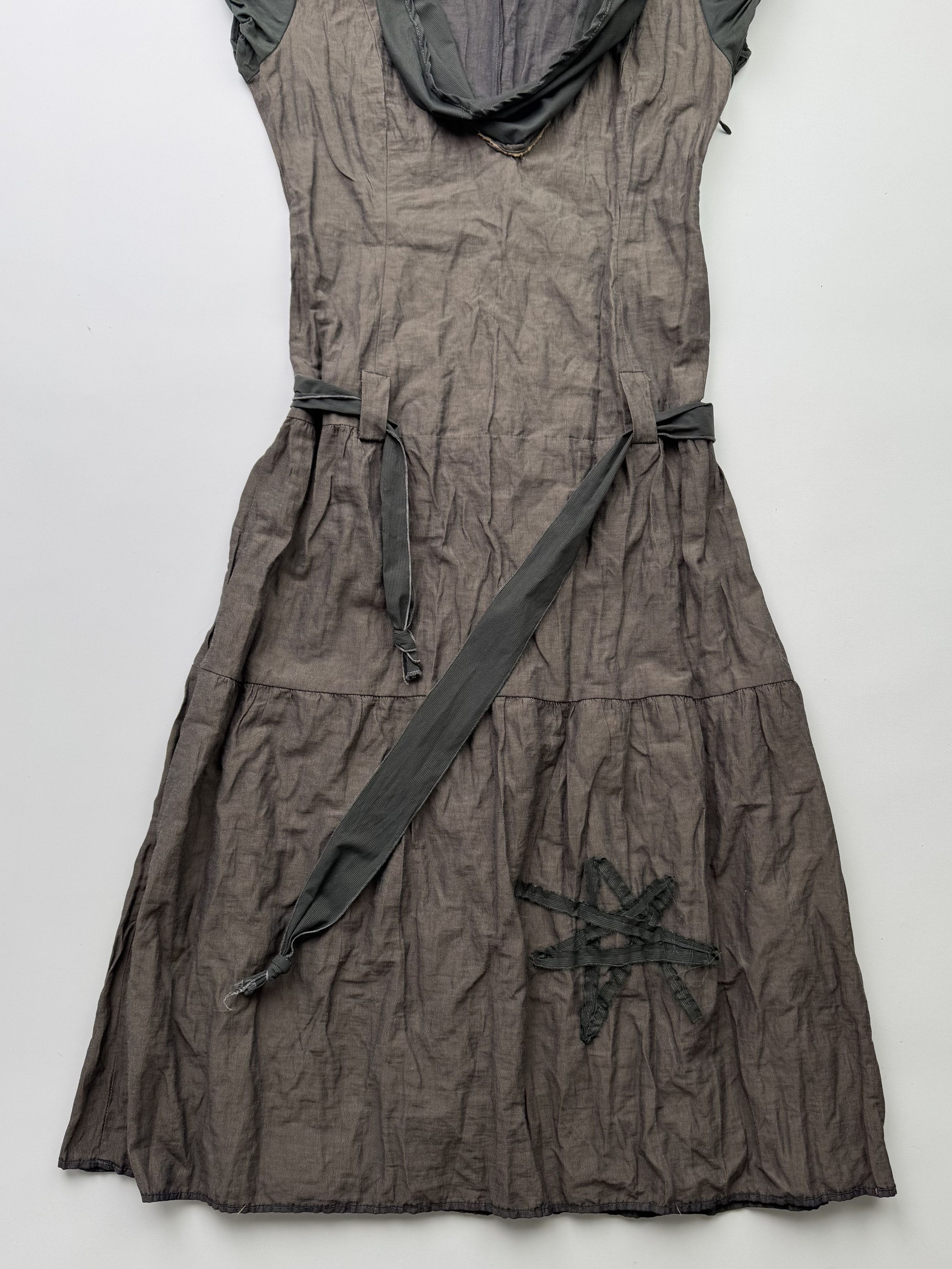 Japanese Brand Glamour Y2K Maxi Dress With Belt B223(V285)E2 Size S / US 4 / IT 40 - 3 Thumbnail