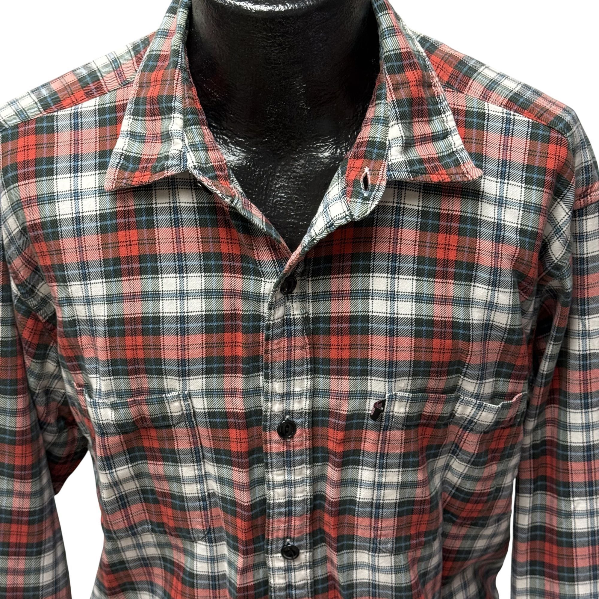 Ralph Lauren 90's Y2K Ralph Lauren Red Blue Shadow Plaid POLO Size US L / EU 52-54 / 3 - 2 Thumbnail