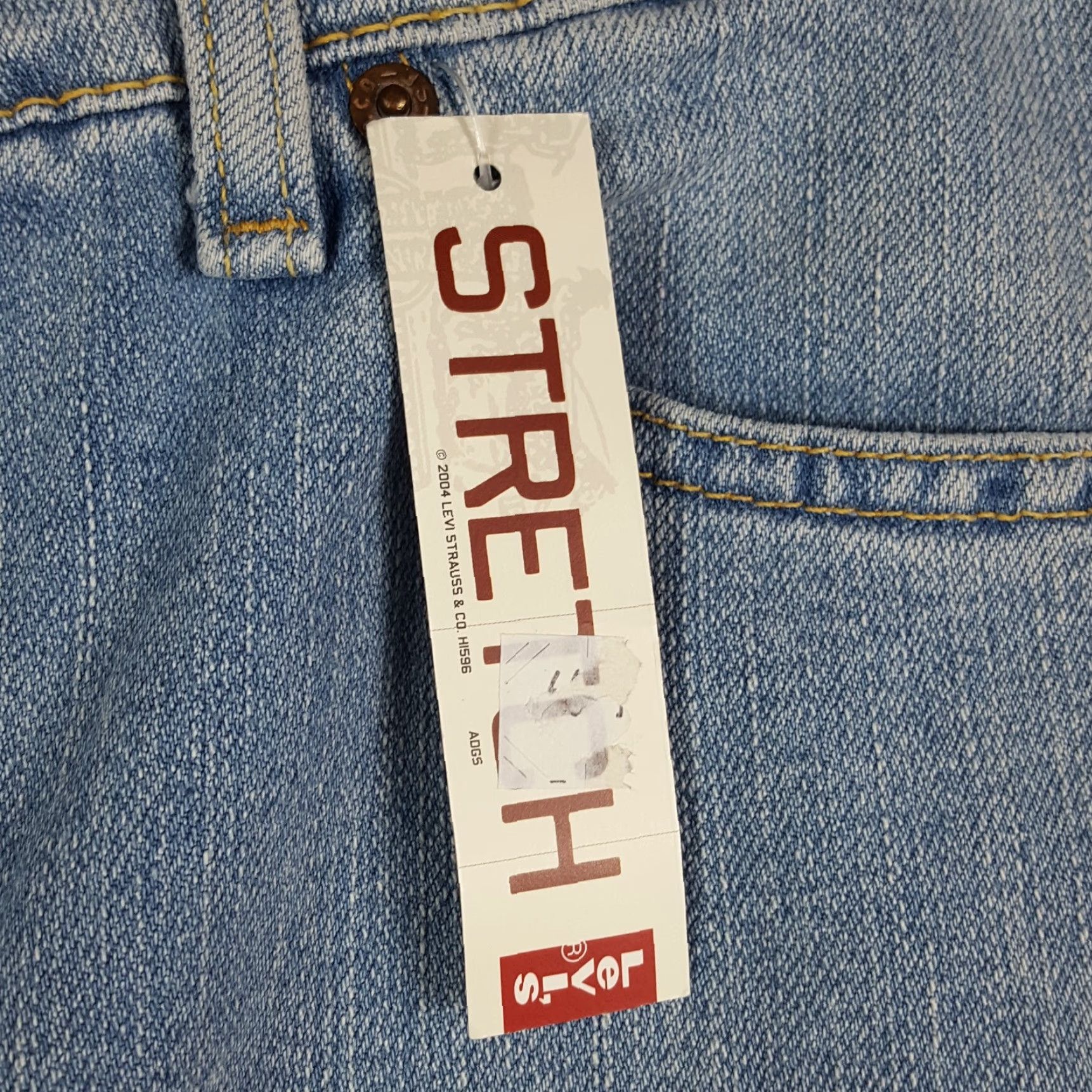 Levi's VINTAGE Levi's 512 Slim Tapered Stretch Denim Jeans Women's Size 6 Blue Y2K 90s Retro Size 28" / US 6 / IT 42 - 4 Thumbnail