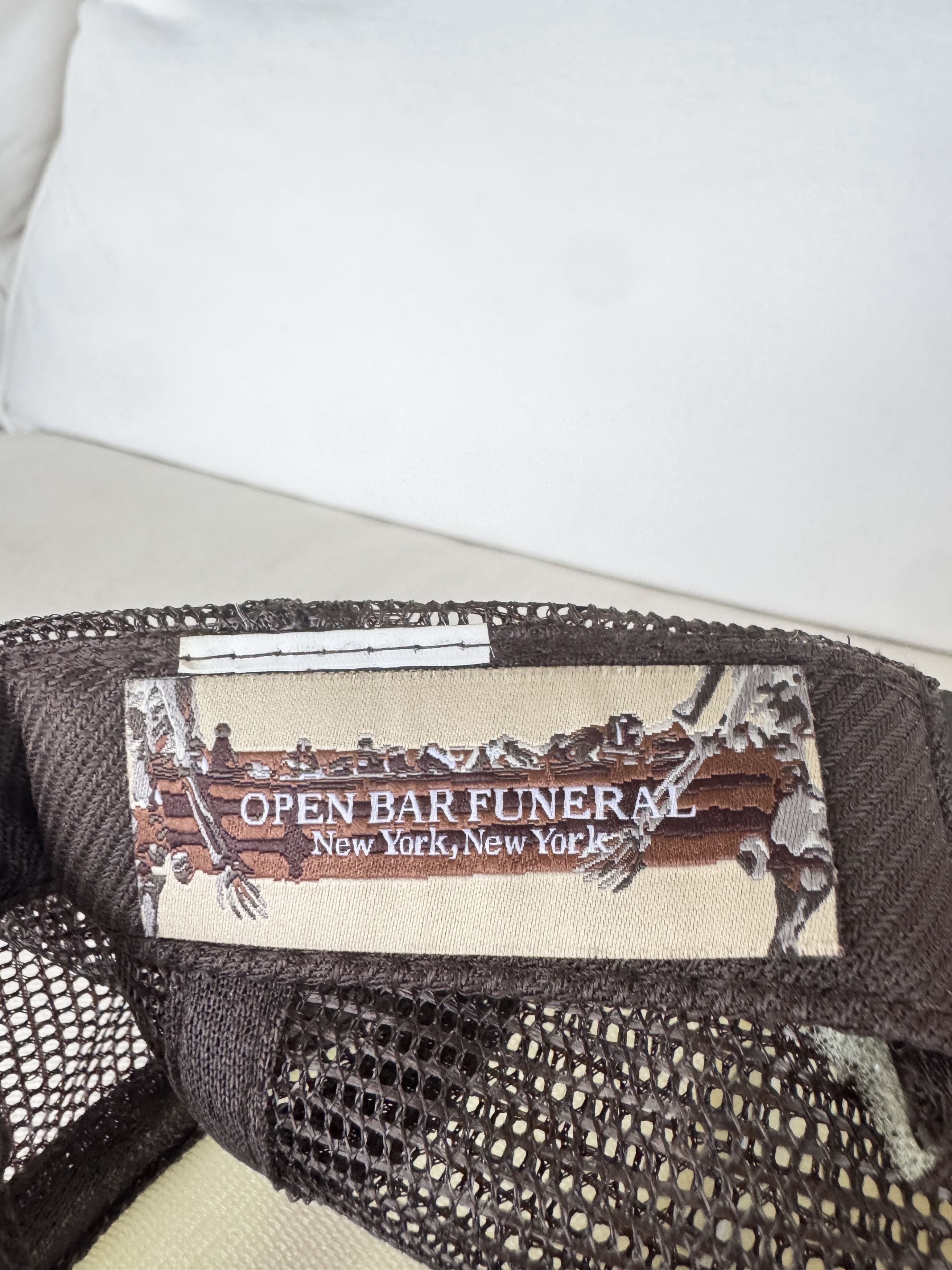 Vintage Open Bar Funeral Trucker Size ONE SIZE - 3 Thumbnail