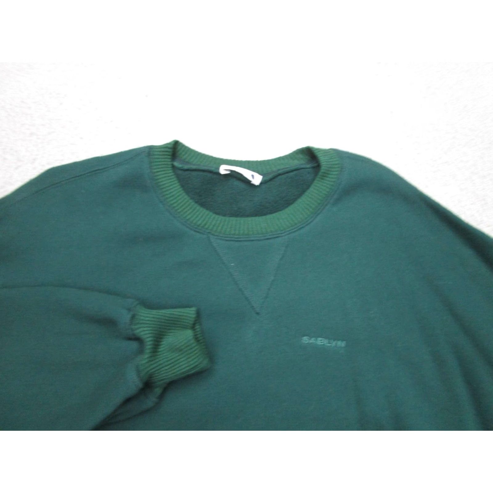 Vintage Sablyn Sweater Womens Medium Green Sweatshirt Crewneck Oversized Baggy Big Loose Size M / US 6-8 / IT 42-44 - 2 Thumbnail