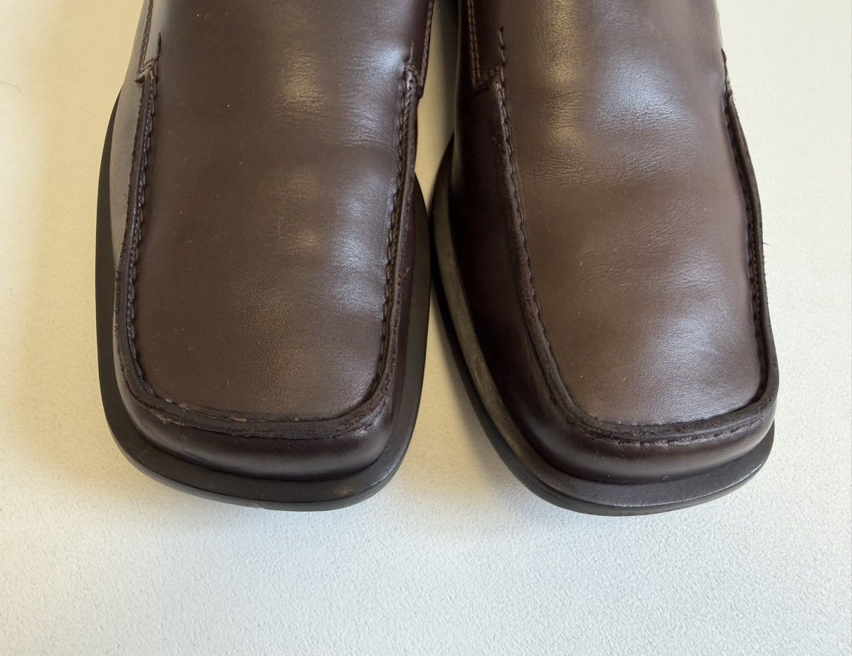 Prada Early 2000s Square Toe Leather Loafers Size US 11 / EU 44 - 6 Thumbnail
