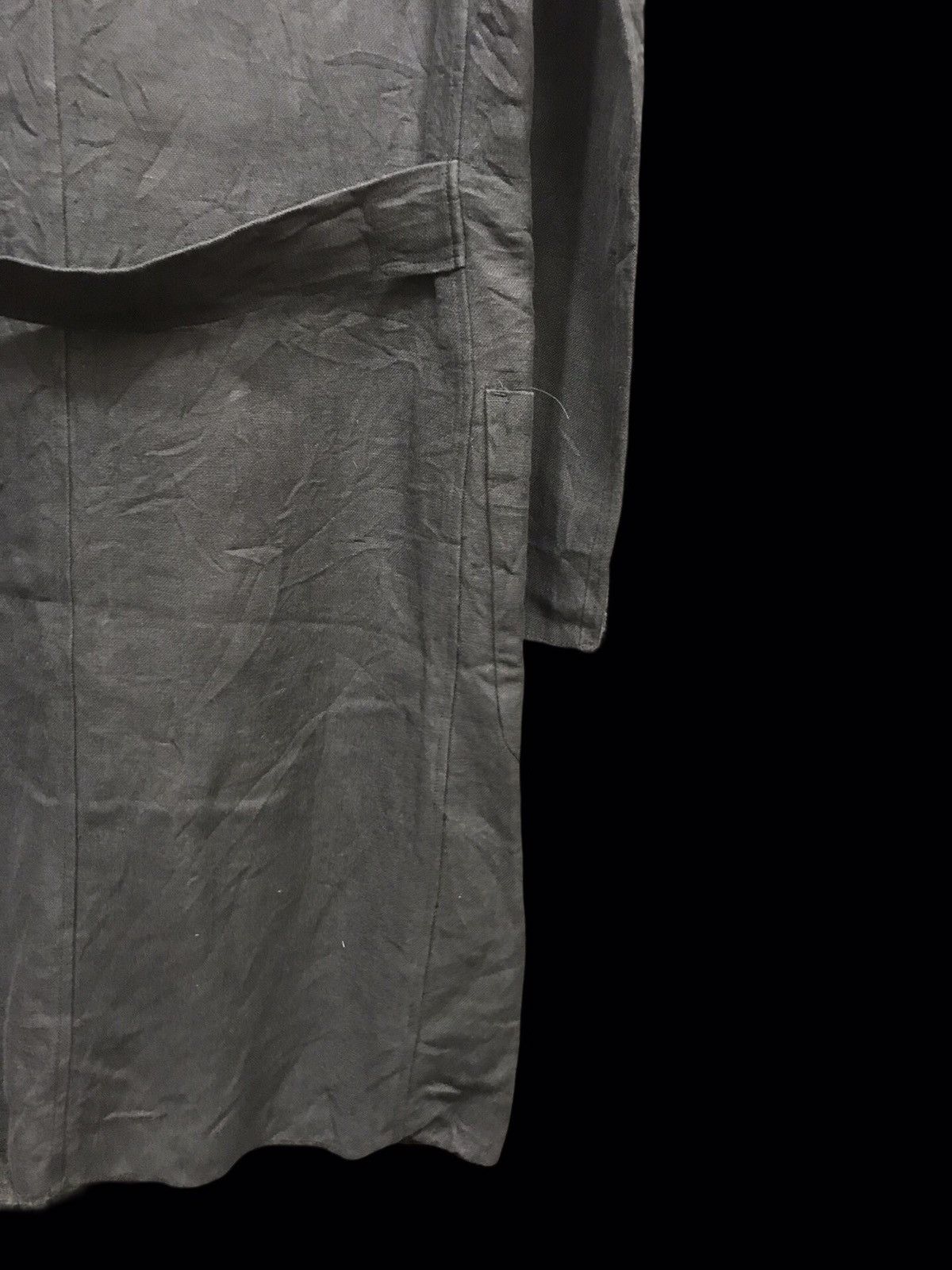wjk 💥MINIMALIST STYLE💥wjk Japan Designer Linen Long Coat Size US L / EU 52-54 / 3 - 10 Thumbnail