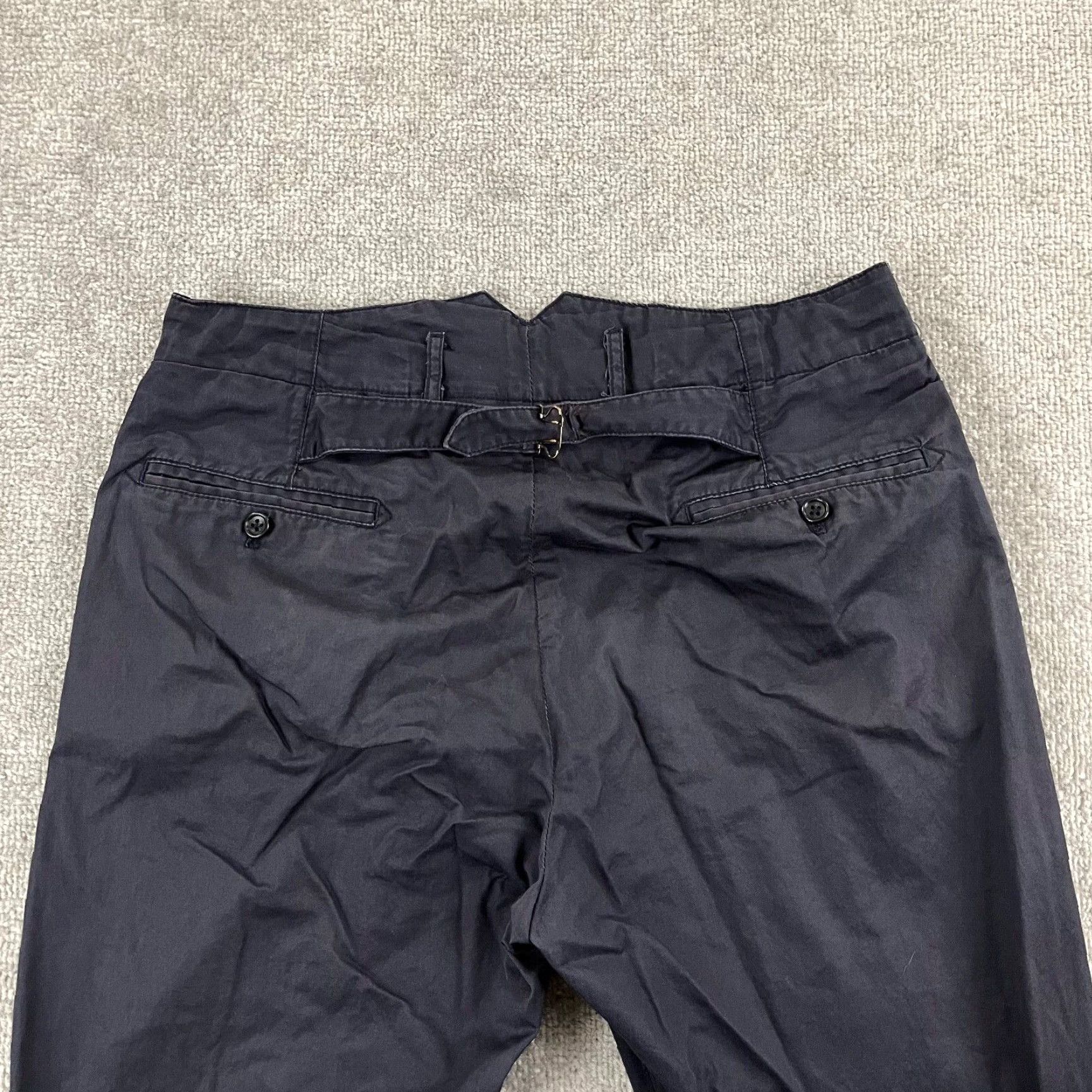 Engineered Garments ENGINEERED GARMENTS Chino Pants Mens 34x30 Faded Blue Buckle Back Work Trousers Regular Fit Size US 34 / EU 50 - 3 Thumbnail