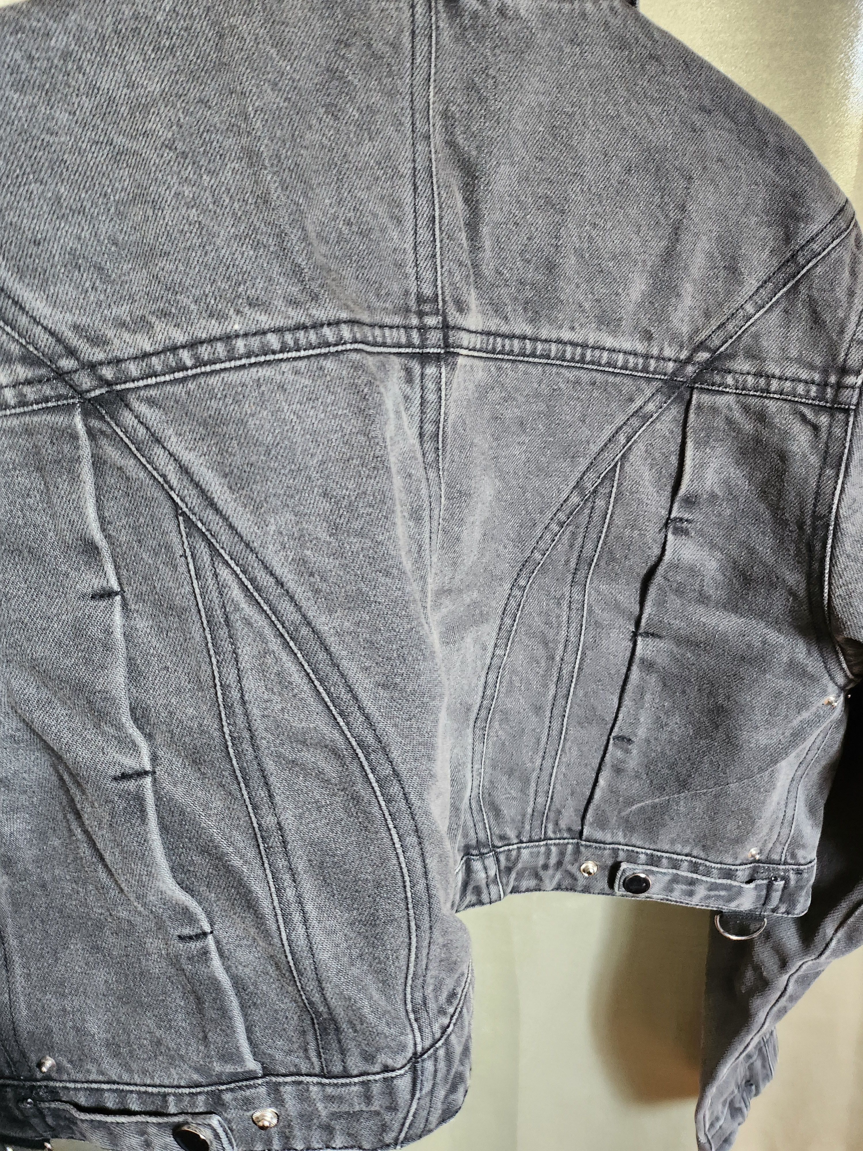 Other Insain.Worldwide Cropped Denim Jacket Size US M / EU 48-50 / 2 - 5 Thumbnail
