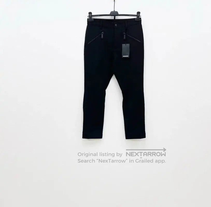 Dsquared2 DSQUARED2 Black Wool Men's Casual Pants . Size US 26 / EU 42 - 1 Thumbnail