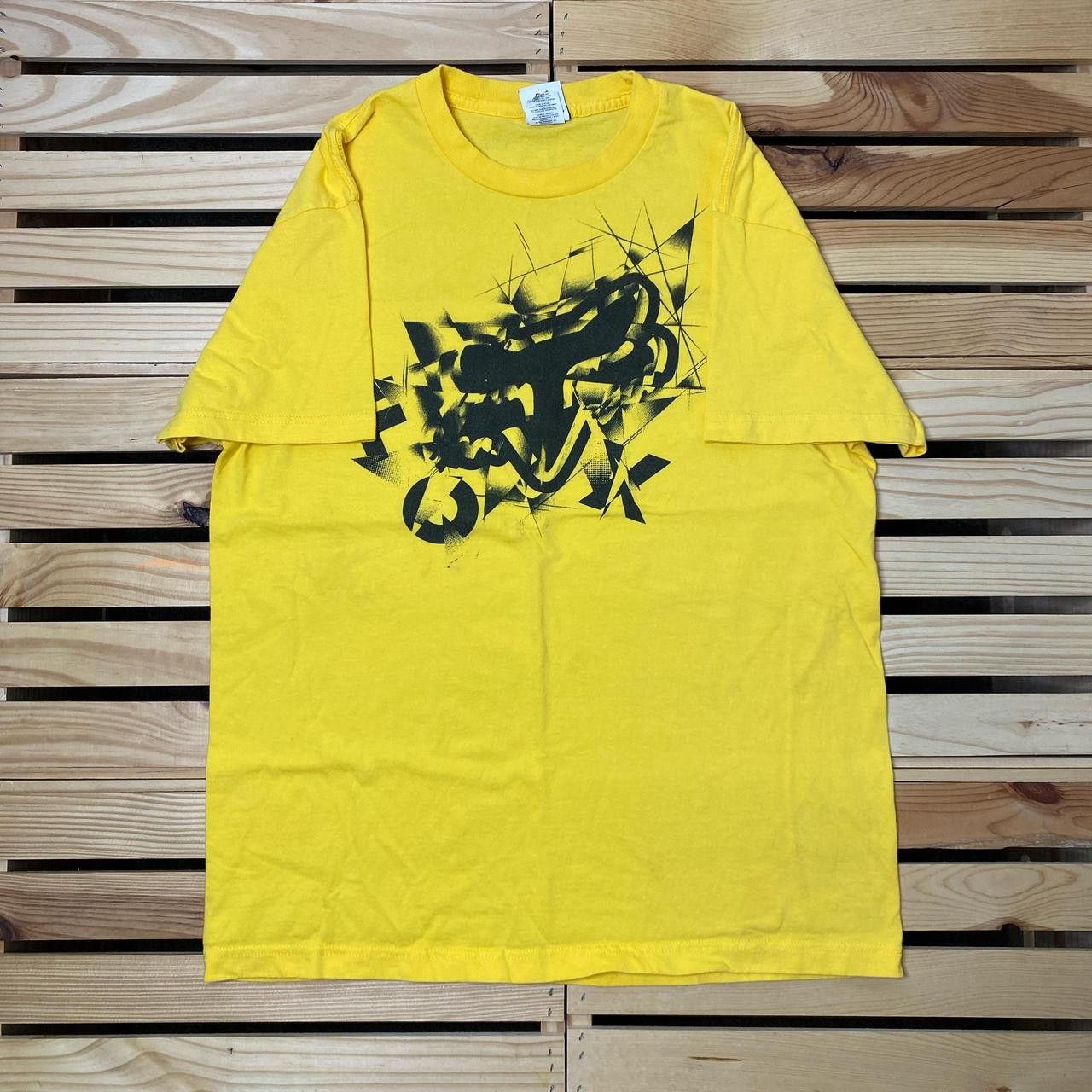 Fox Racing Vintage Fox Racing Yellow Motocross Tee Size Large Size US L / EU 52-54 / 3 - 1 Thumbnail