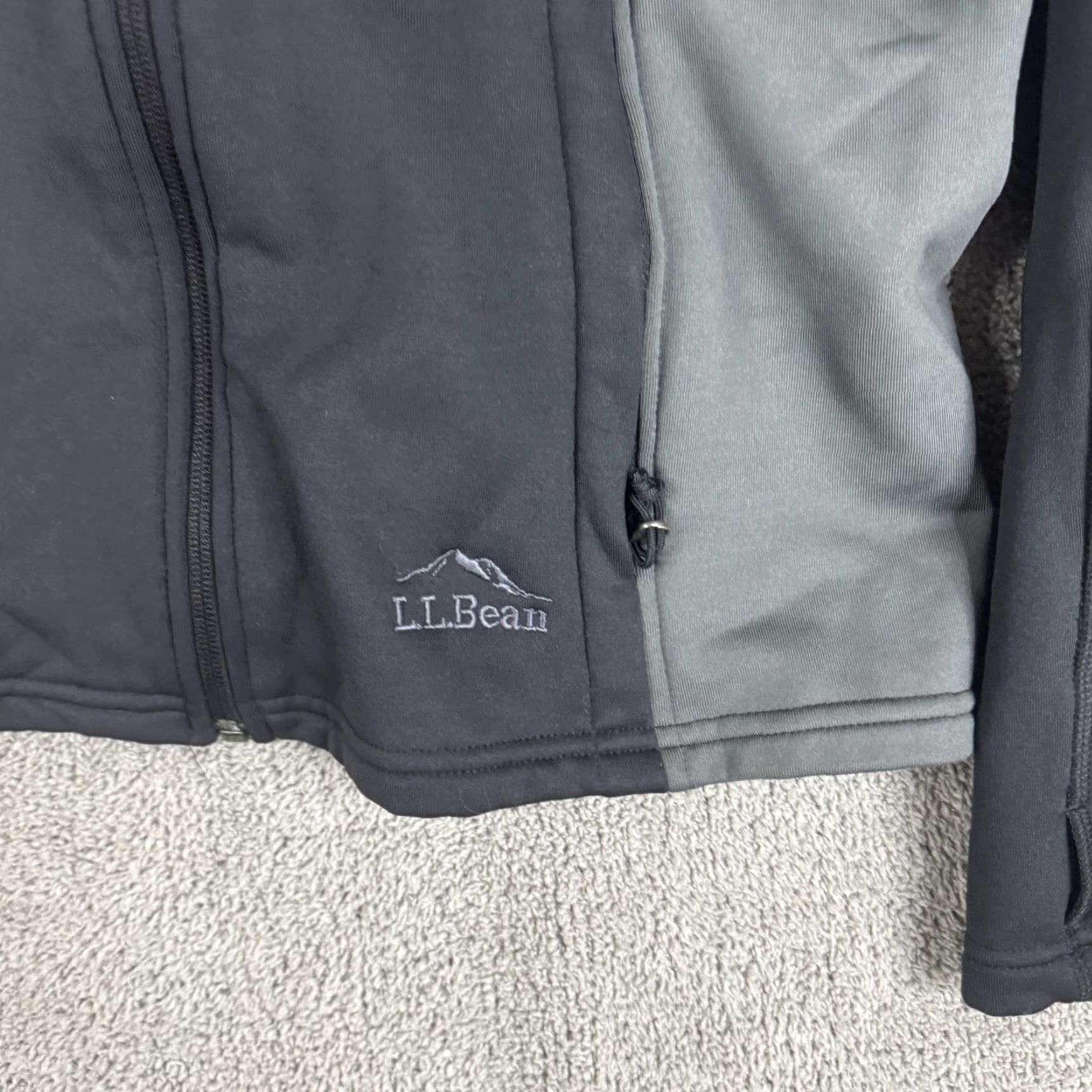 Vintage L.L.Bean Jacket Womens Small Black Gray Softshell Full Zip Fleece Lined Outdoor Size S / US 4 / IT 40 - 6 Thumbnail