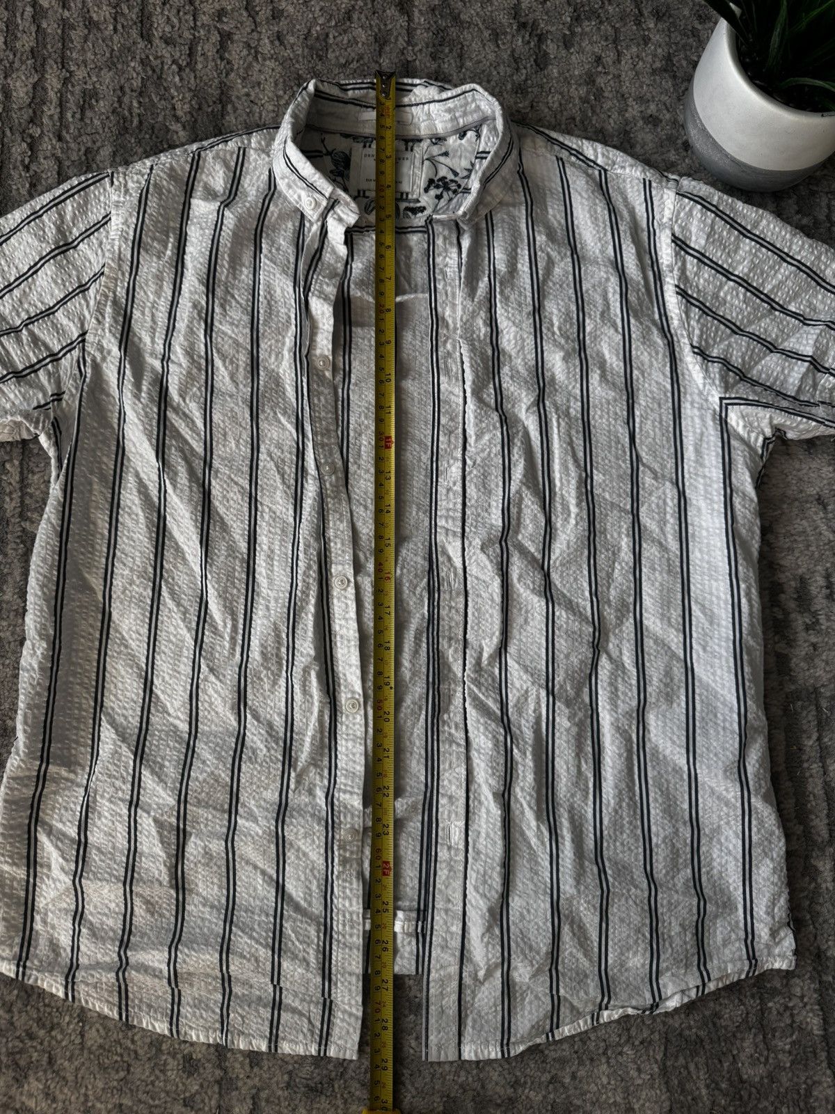 L.L. Bean × Vintage White and blue striped shirt (M) Size US M / EU 48-50 / 2 - 4 Thumbnail