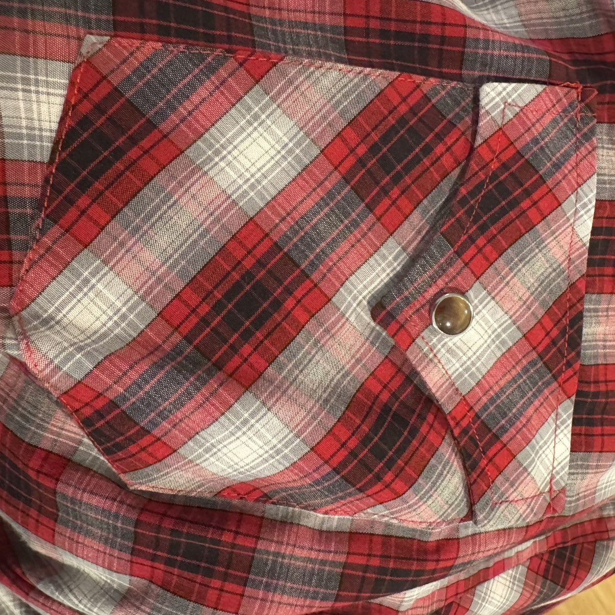 Pendleton Red Plaid Pendleton Western Pearl Snap Button Up Shirt XXL Size US XXL / EU 58 / 5 - 6 Thumbnail