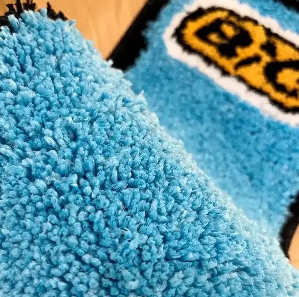 Other Blue Lighter Tufted Rug Art Rug Size ONE SIZE - 3 Thumbnail