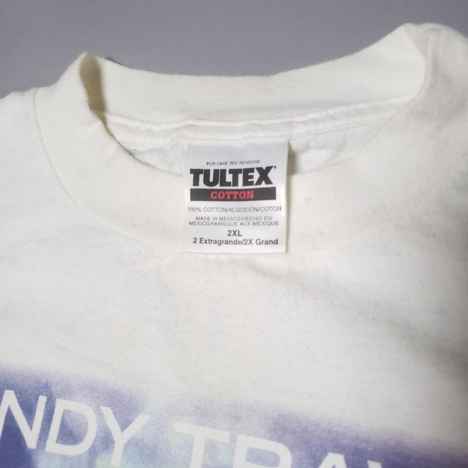 Vintage Vintage Randy Travis "Made of Stone" tour tee Mens 2XL Size US XXL / EU 58 / 5 - 4 Thumbnail