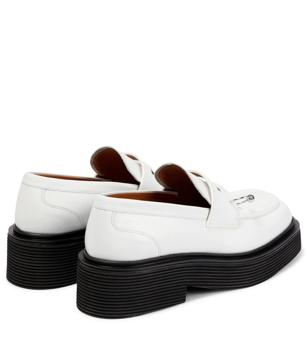 Marni o1y1025 Loafers in White Size US 8 / IT 38 - 3 Thumbnail