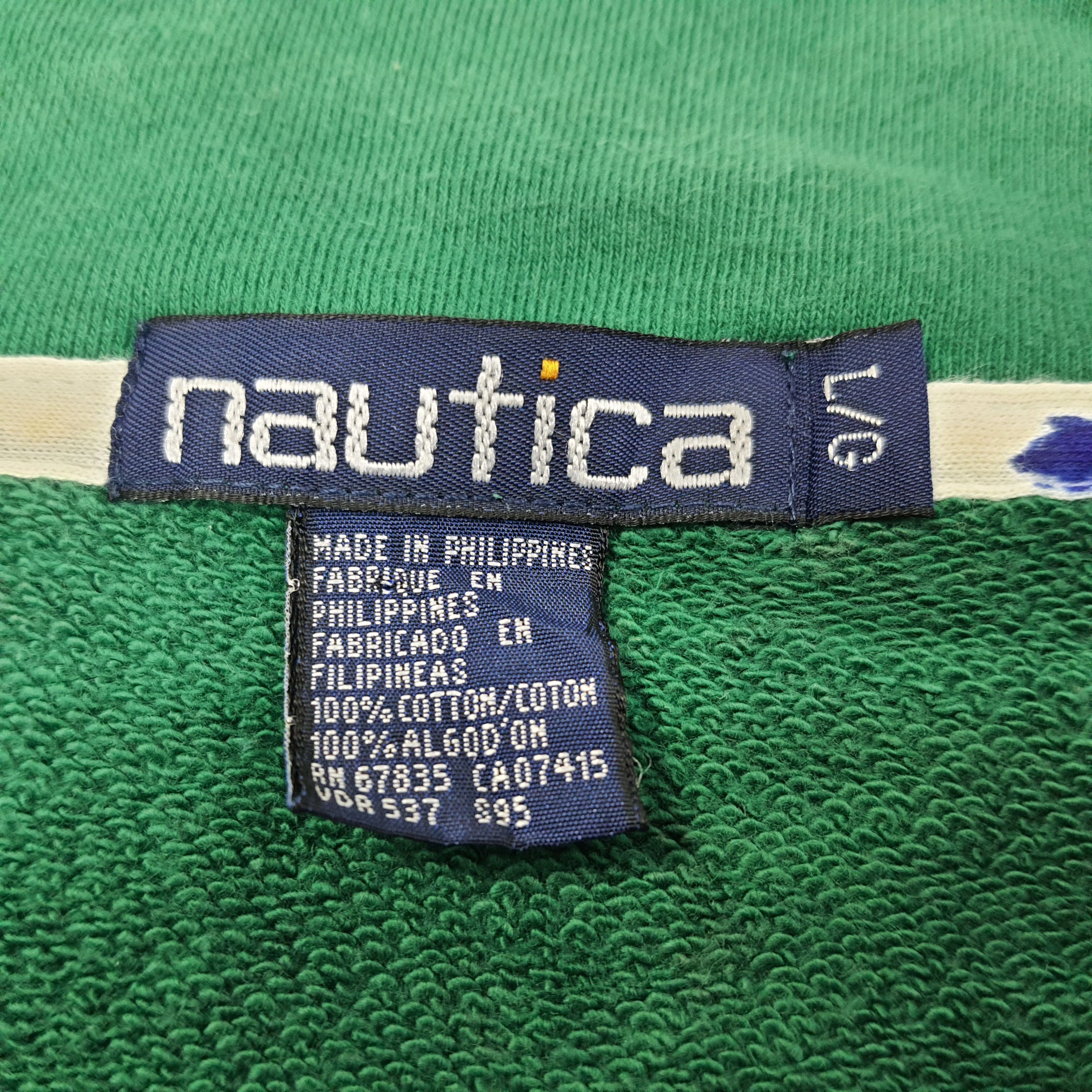 Nautica Vintage NAUTICA Clip Button Sweatshirt C225N14 Size US M / EU 48-50 / 2 - 6 Thumbnail