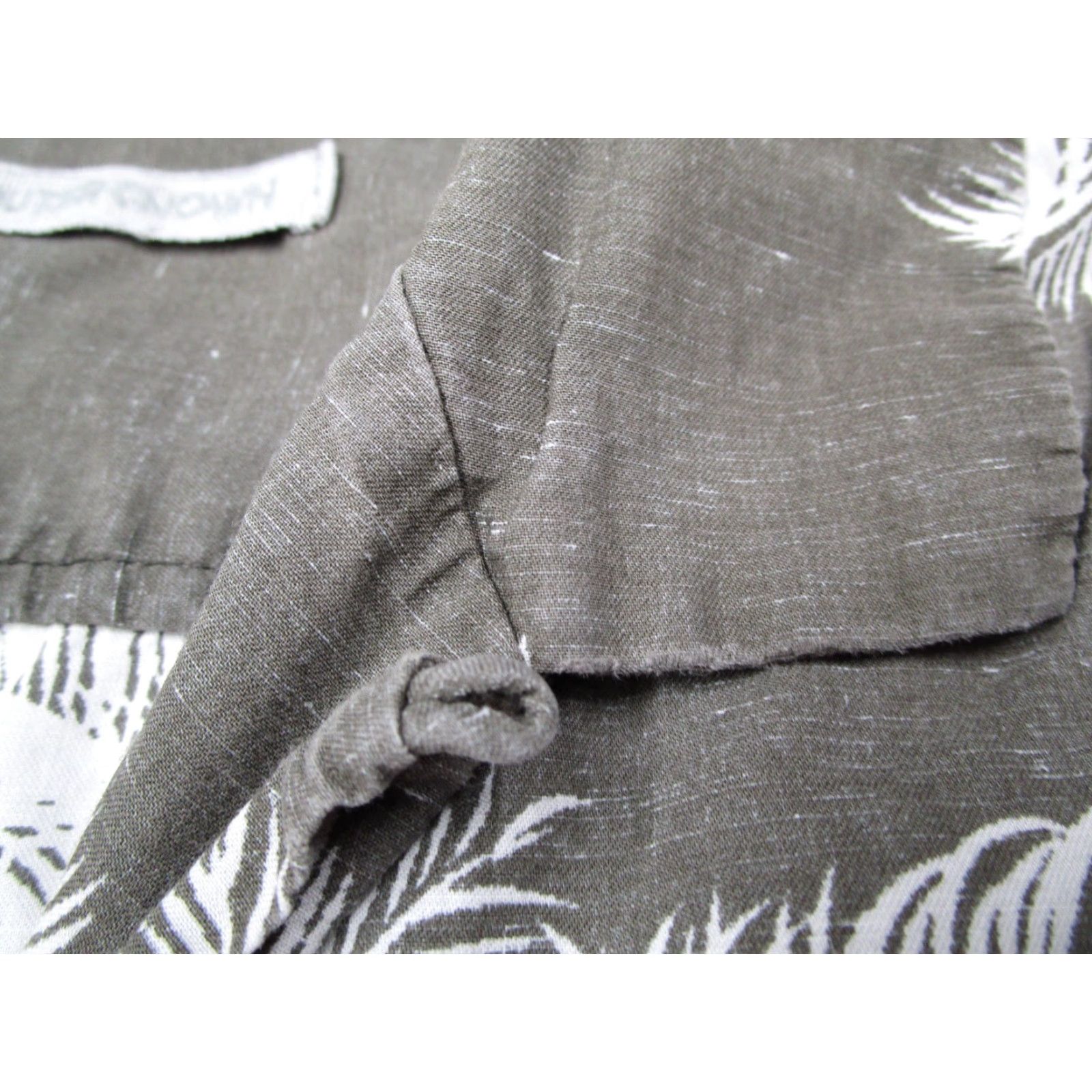 Outerknown VINTAGE None Shirt Mens XL Gray Floral Organic Hemp Casual Summer Beach Retro Outdoor Hawaiian Men Size US XL / EU 56 / 4 - 4 Thumbnail