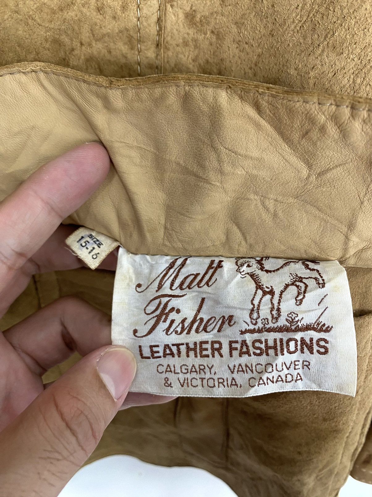 Vintage Rare‼️ Vintage Matt Fisher Leather Jacket Size M / US 6-8 / IT 42-44 - 5 Thumbnail