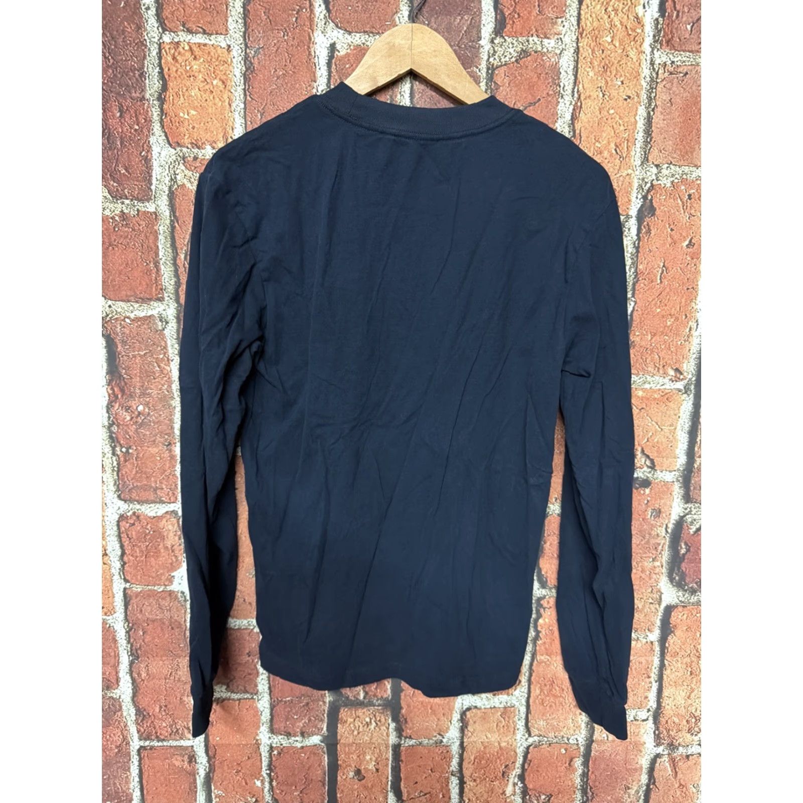 NAADAM Naadam Shirt Mens XS Blue Crewneck Long Sleeve Shirt Polo Casual Size US XS / EU 42 / 0 - 3 Thumbnail