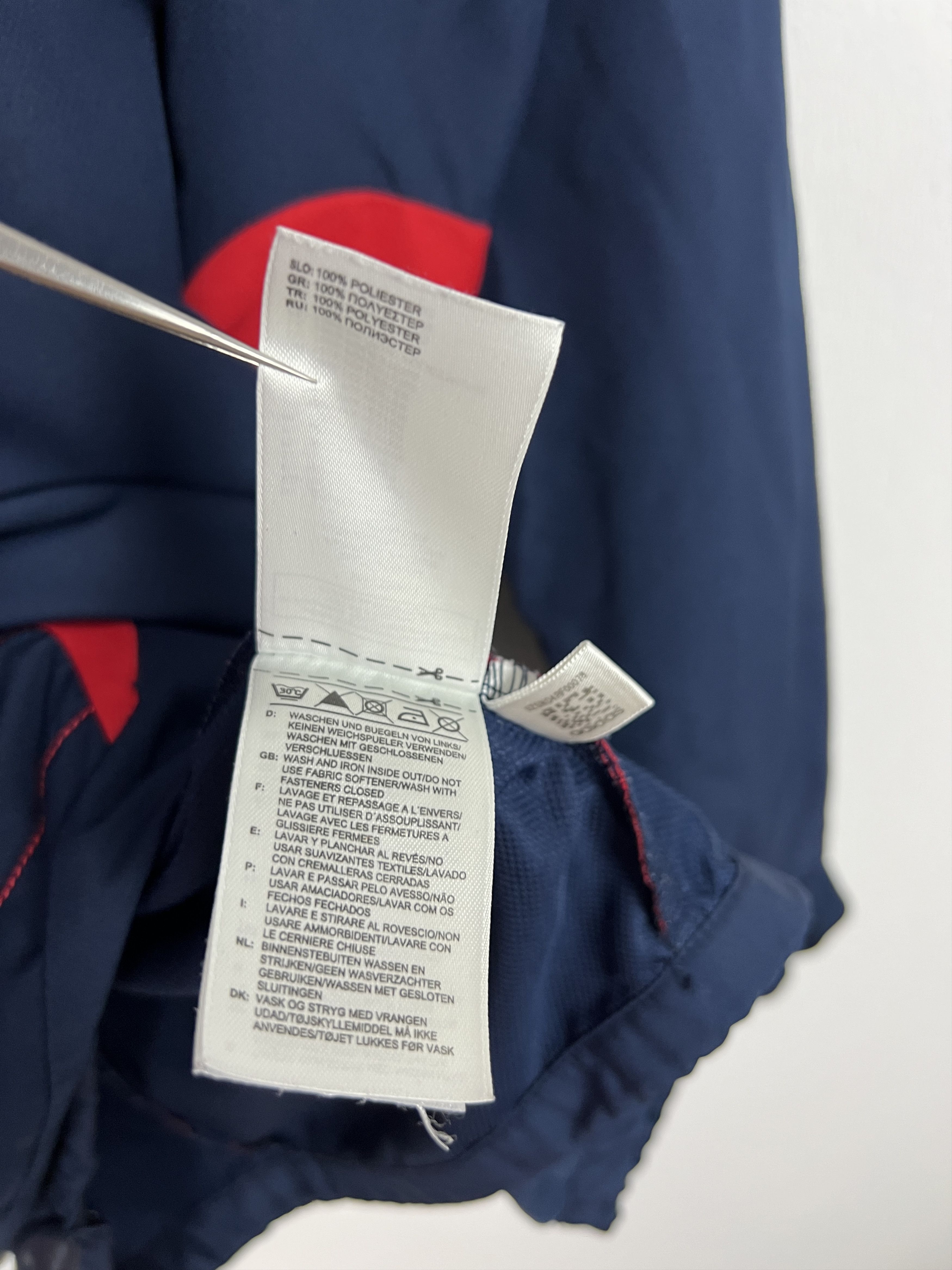 Adidas Vintage Adidas France Football Train Jacket Player Issue Size US L / EU 52-54 / 3 - 12 Thumbnail