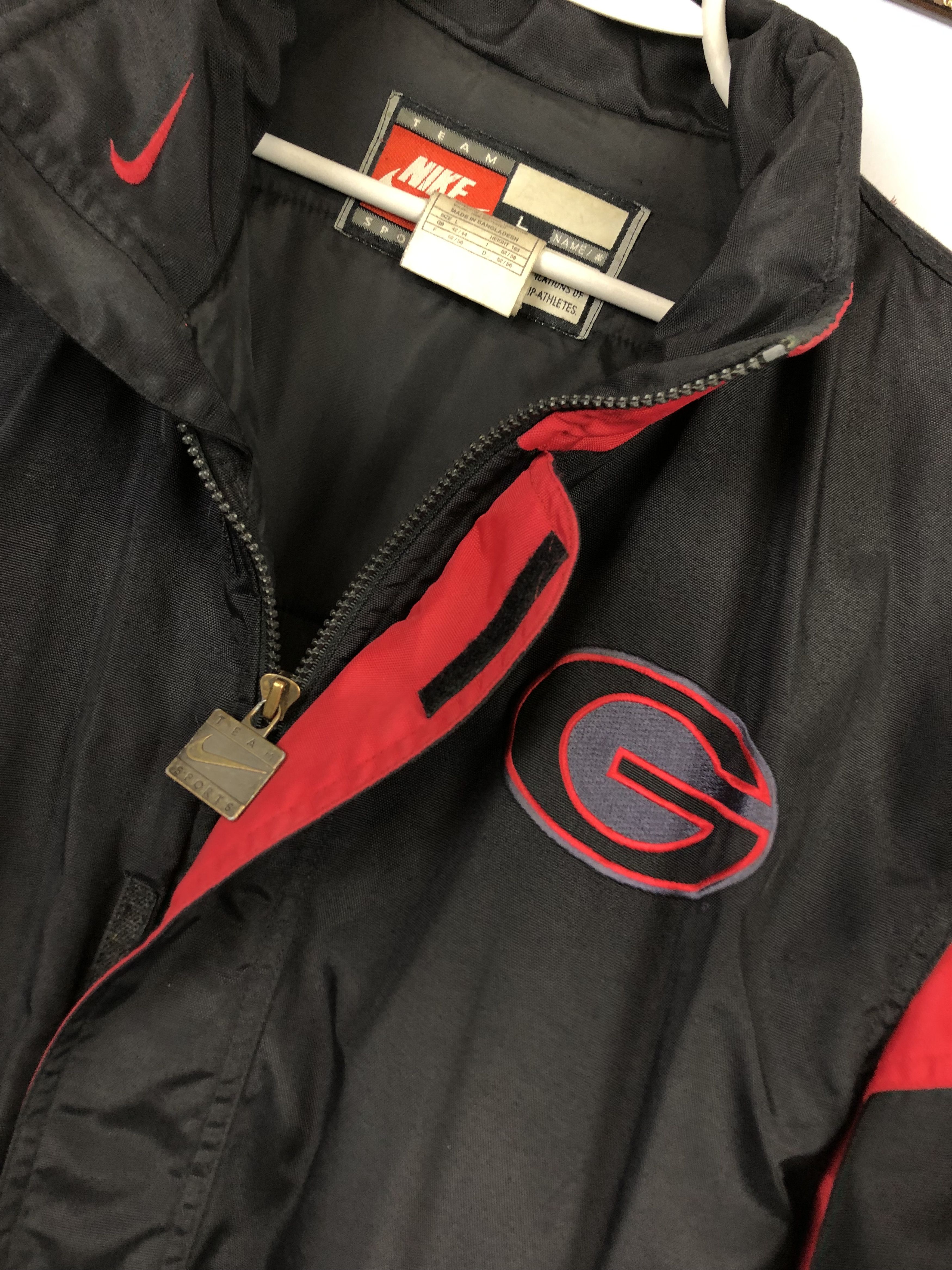 Nike × Vintage Vintage Team Nike Georgia Bulldogs Jacket Bomber Rare Size US L / EU 52-54 / 3 - 7 Thumbnail
