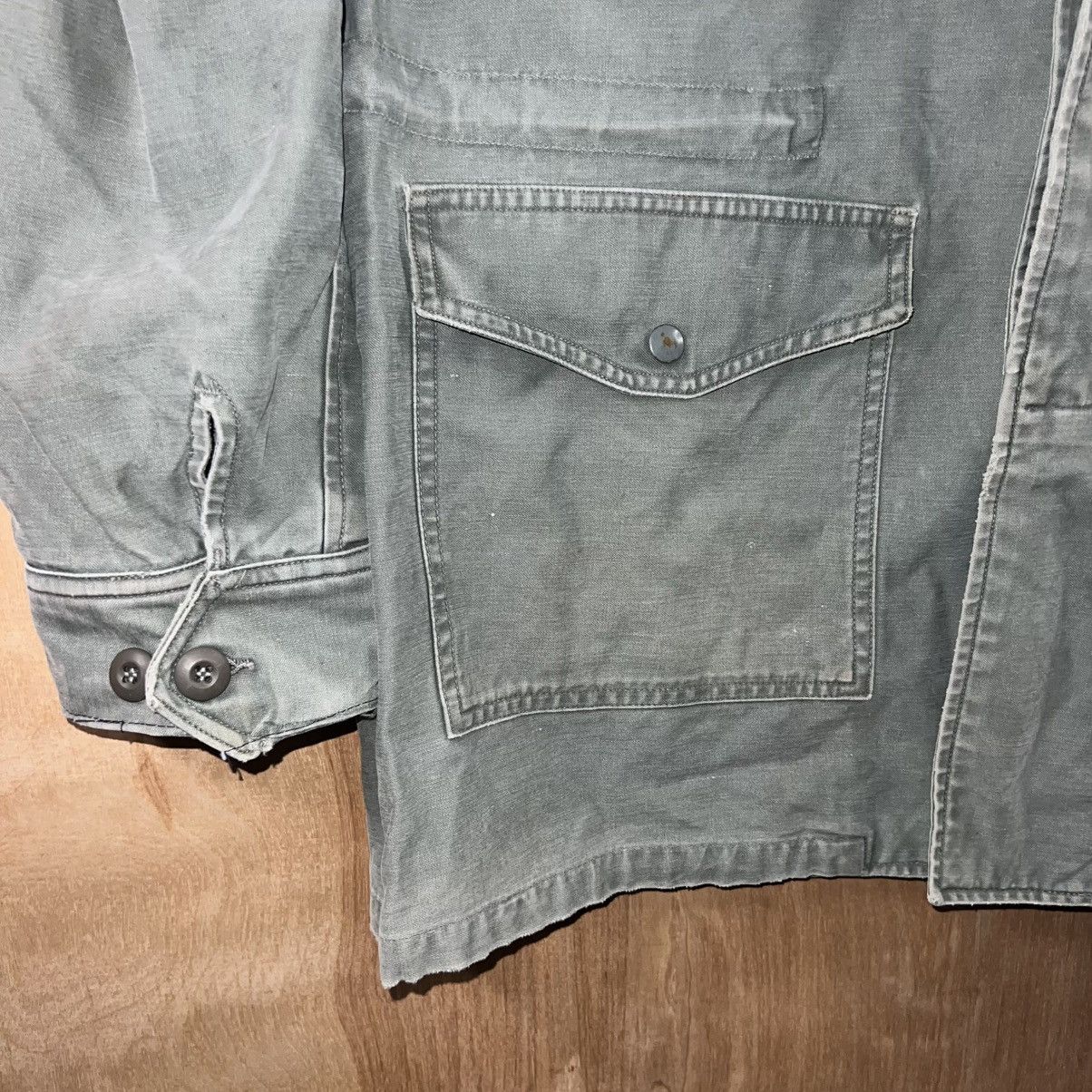 Vintage VINTAGE 50s MEN’S USAF COTTON SATEEN HOODED JACKET Size US L / EU 52-54 / 3 - 4 Thumbnail