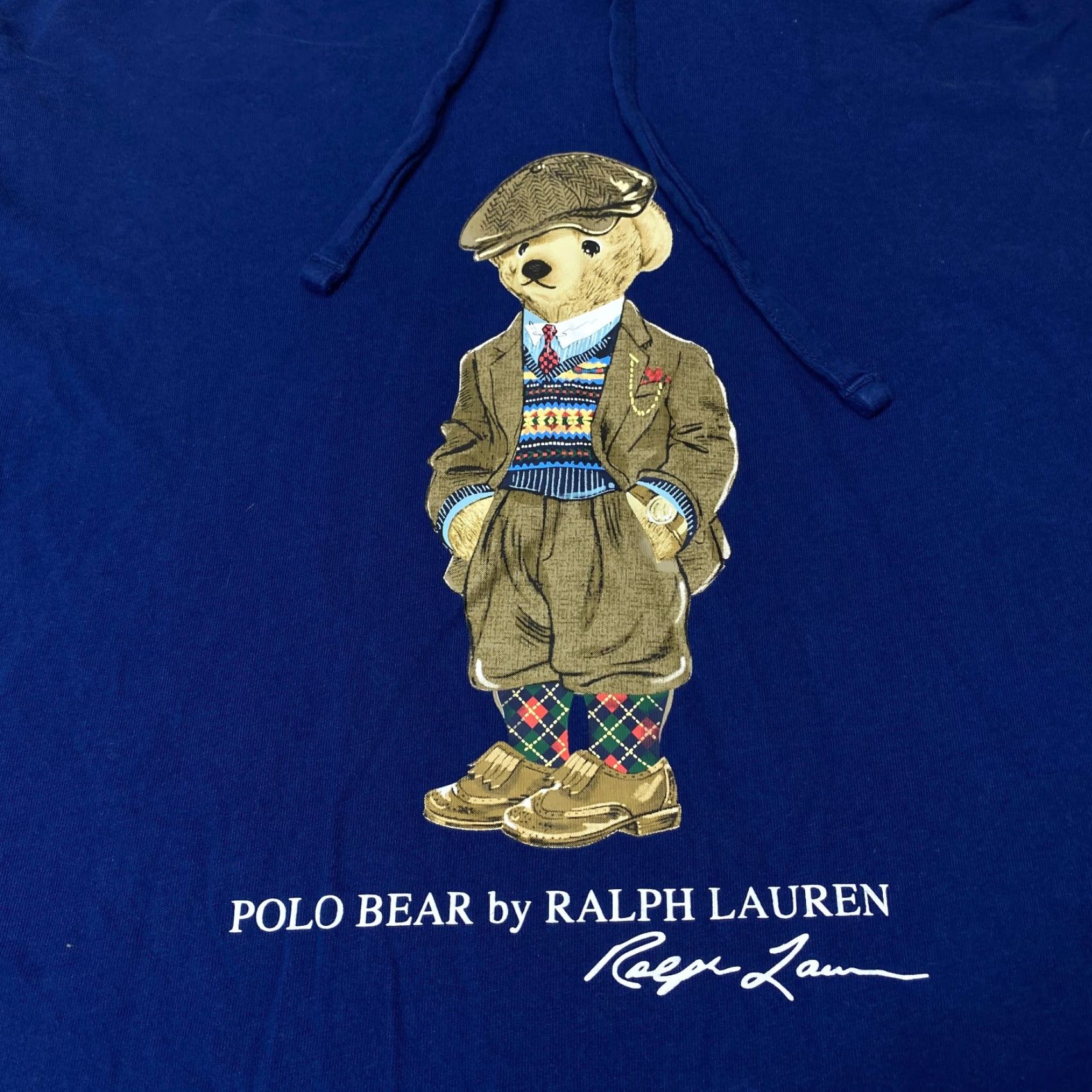 Polo Ralph Lauren Polo Ralph Lauren Hoodie Mens Medium Blue Polo Bear with Hat Pullover Sweatshirt Size US M / EU 48-50 / 2 - 5 Thumbnail