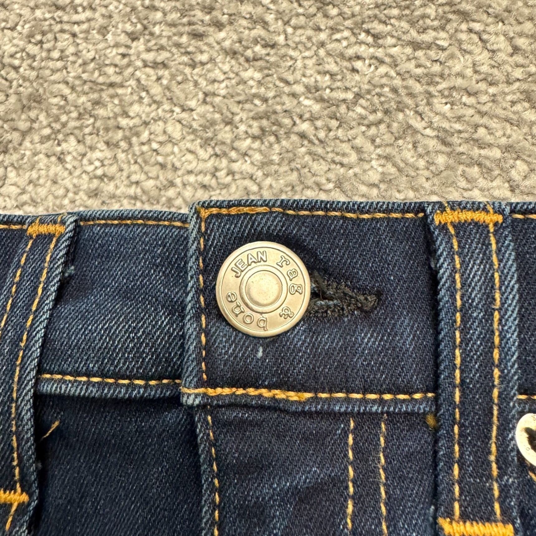 Rag & Bone VINTAGE Rag & Bone Skinny Denim Jeans Womens 26 Blue Dark Wash Streetwear Casual 90s Girls Size 26" / US 2 / IT 38 - 3 Thumbnail