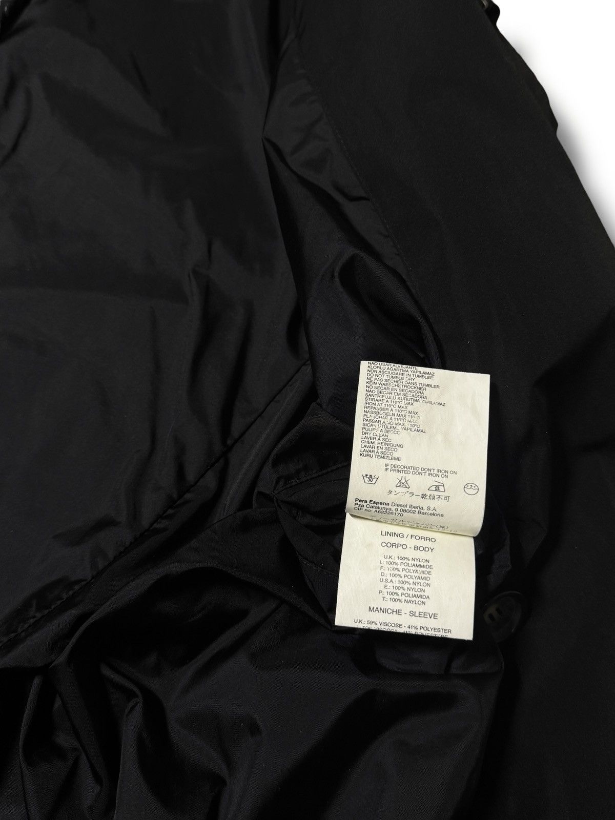 Diesel Diesel Black Gold Trench Coat Jacket Size S / US 4 / IT 40 - 12 Thumbnail