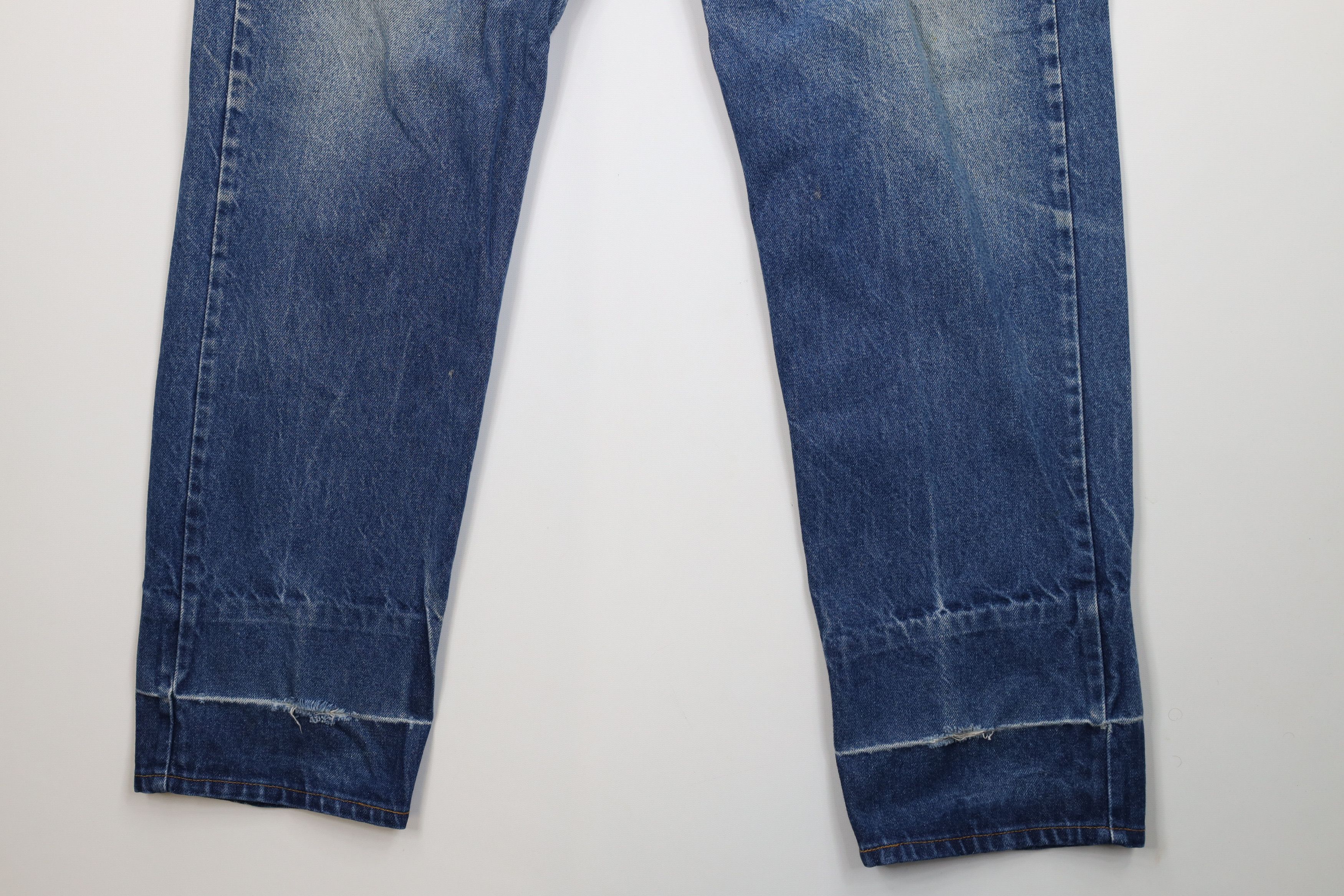 Levi's Vintage 80s Levis 505xx Regular Straight Leg Jeans Blue USA Size US 40 / EU 56 - 4 Thumbnail