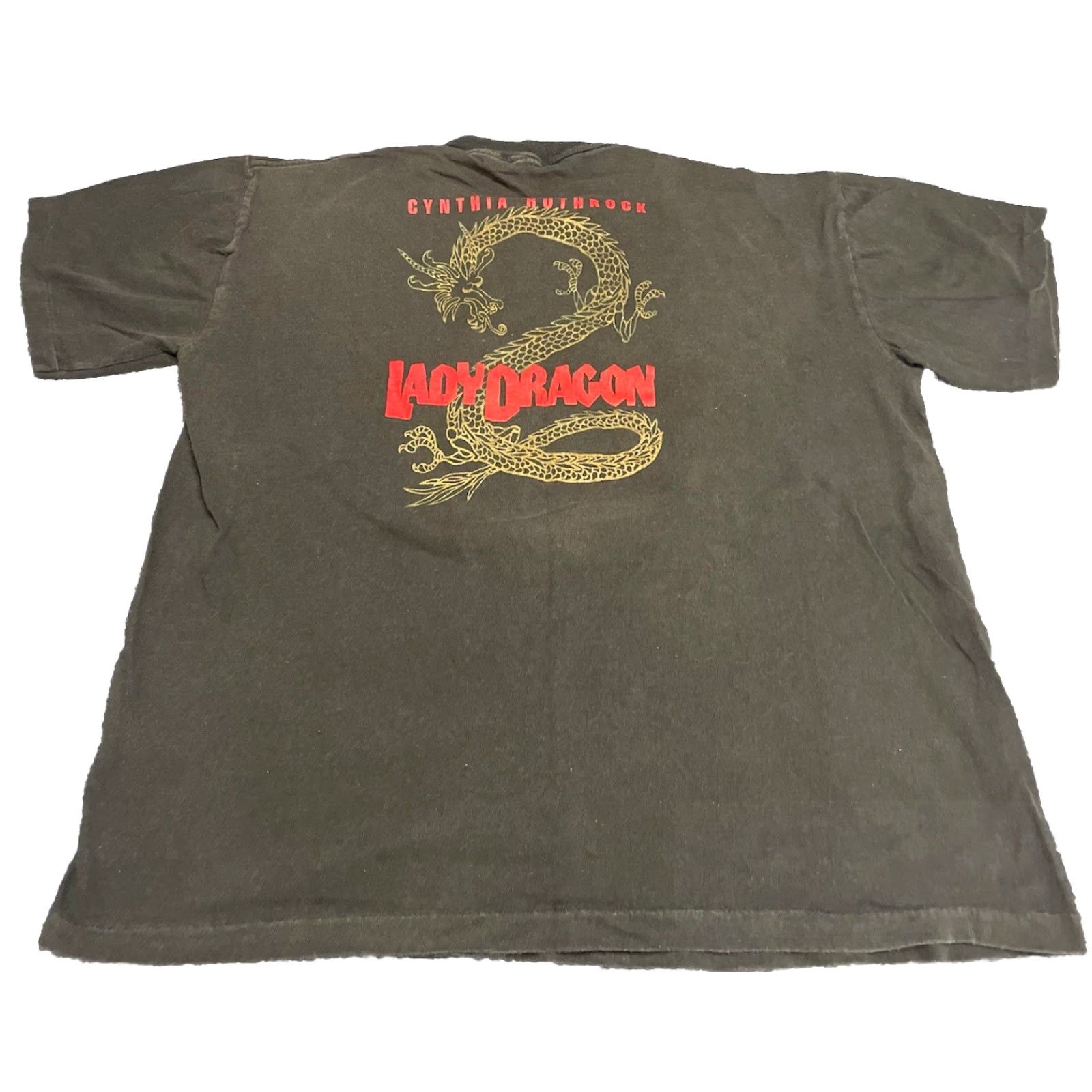 Vintage VINTAGE 1992 Lady Dragon Cynthia rothrock Cult Kung Fu Karate Movie Tee Black L Mens Short Sleeve Graphic Tee 80s 100% Cotton Size US L / EU 52-54 / 3 - 2 Thumbnail