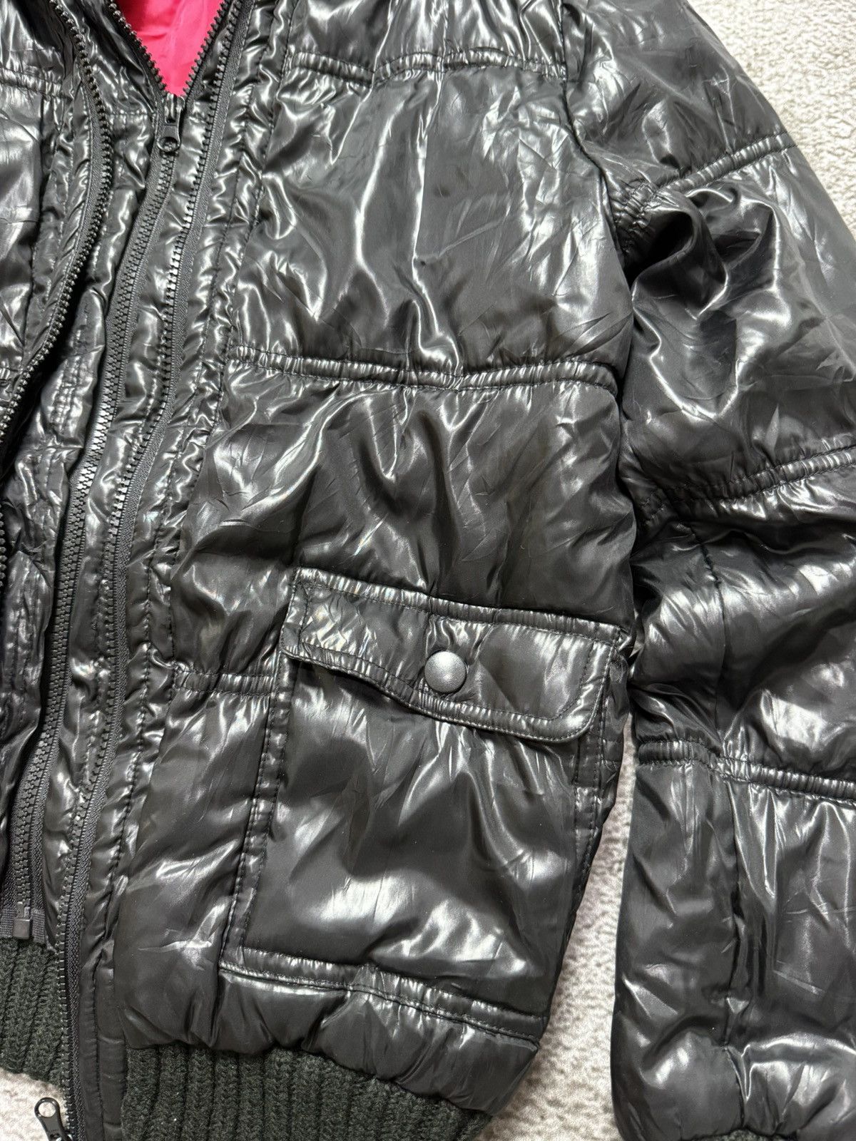 Japanese Brand First Multi Zipper Puffer Hoodie Style Ifsixwasnine Lgb Size US M / EU 48-50 / 2 - 8 Thumbnail