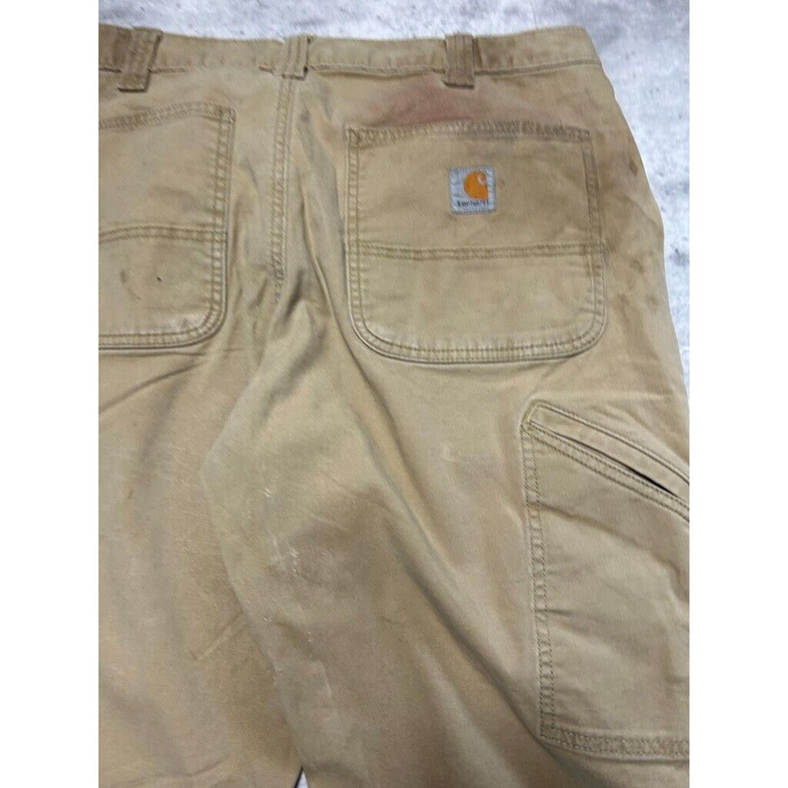 Carhartt Carhartt Relaxed Fit Canvas Workwear Five Pocket Pants Sz 34 Size US 34 / EU 50 - 7 Thumbnail