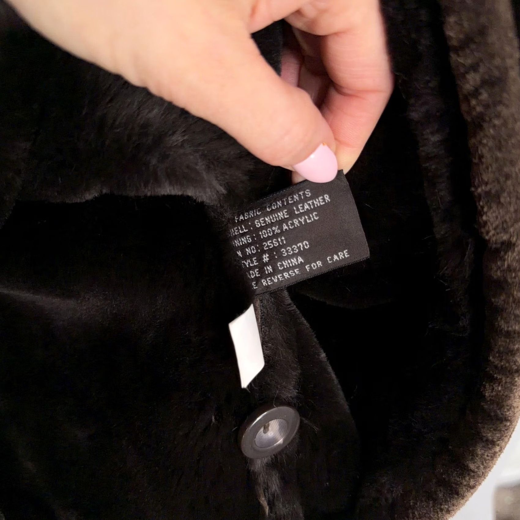 Jones New York Jones New York Sport Coat Womens Medium Brown Suede Faux Fur Lined Pockets Jacket Size M / US 6-8 / IT 42-44 - 5 Thumbnail