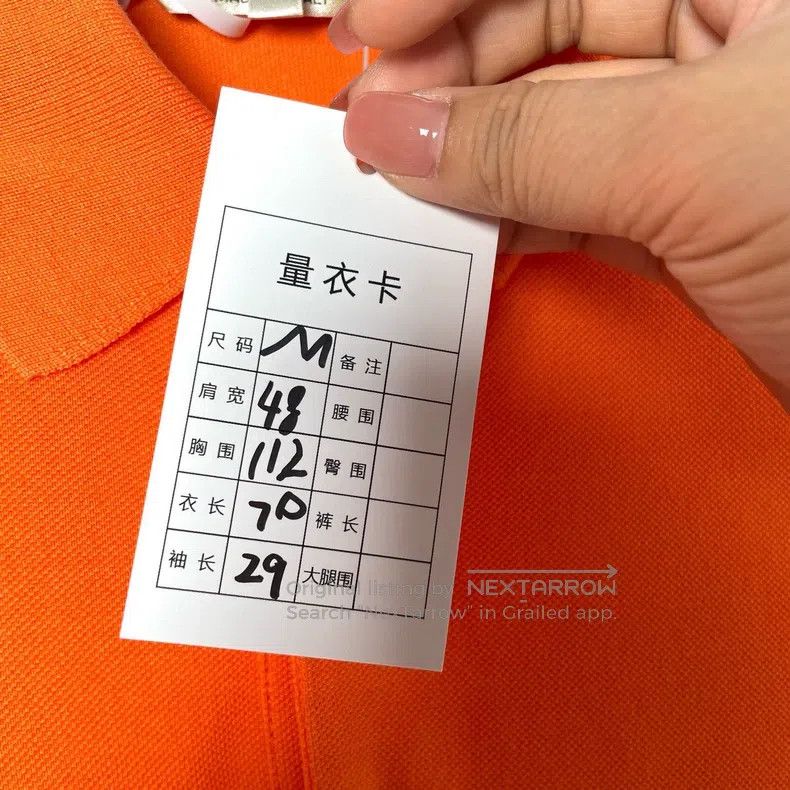 Hermes Hermes Orange Knit Polo Shirt Size M / US 6-8 / IT 42-44 - 7 Thumbnail