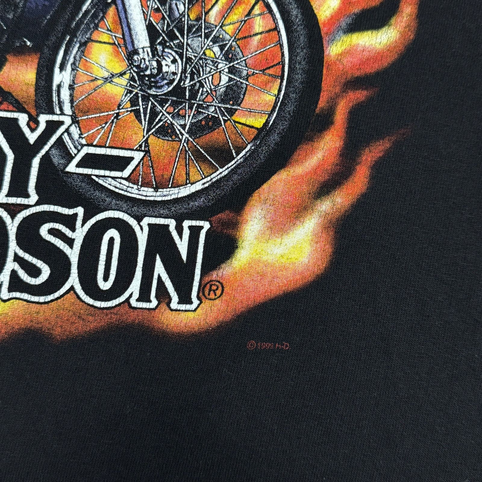 Harley Davidson Vintage Harley Davidson Flame Longsleeve Size US L / EU 52-54 / 3 - 5 Thumbnail