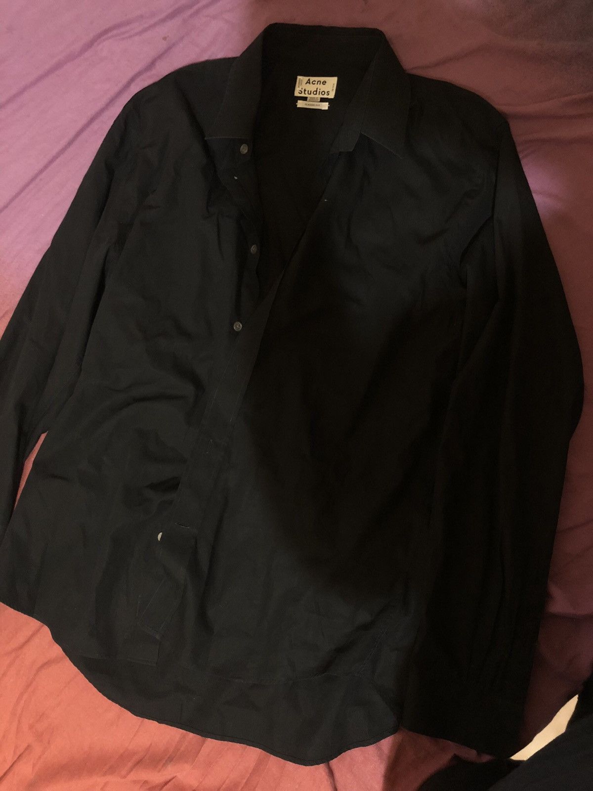 Acne Studios Black Acne Studios Shirt Size US L / EU 52-54 / 3 - 13 Thumbnail