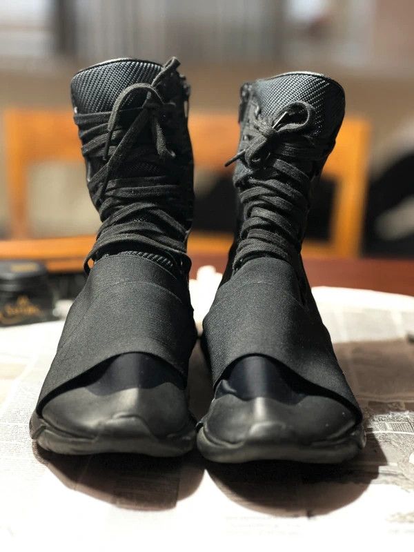 Y-3 Y-3 Qasa High top Boot triple black Size US 8.5 / EU 41-42 - 2 Thumbnail