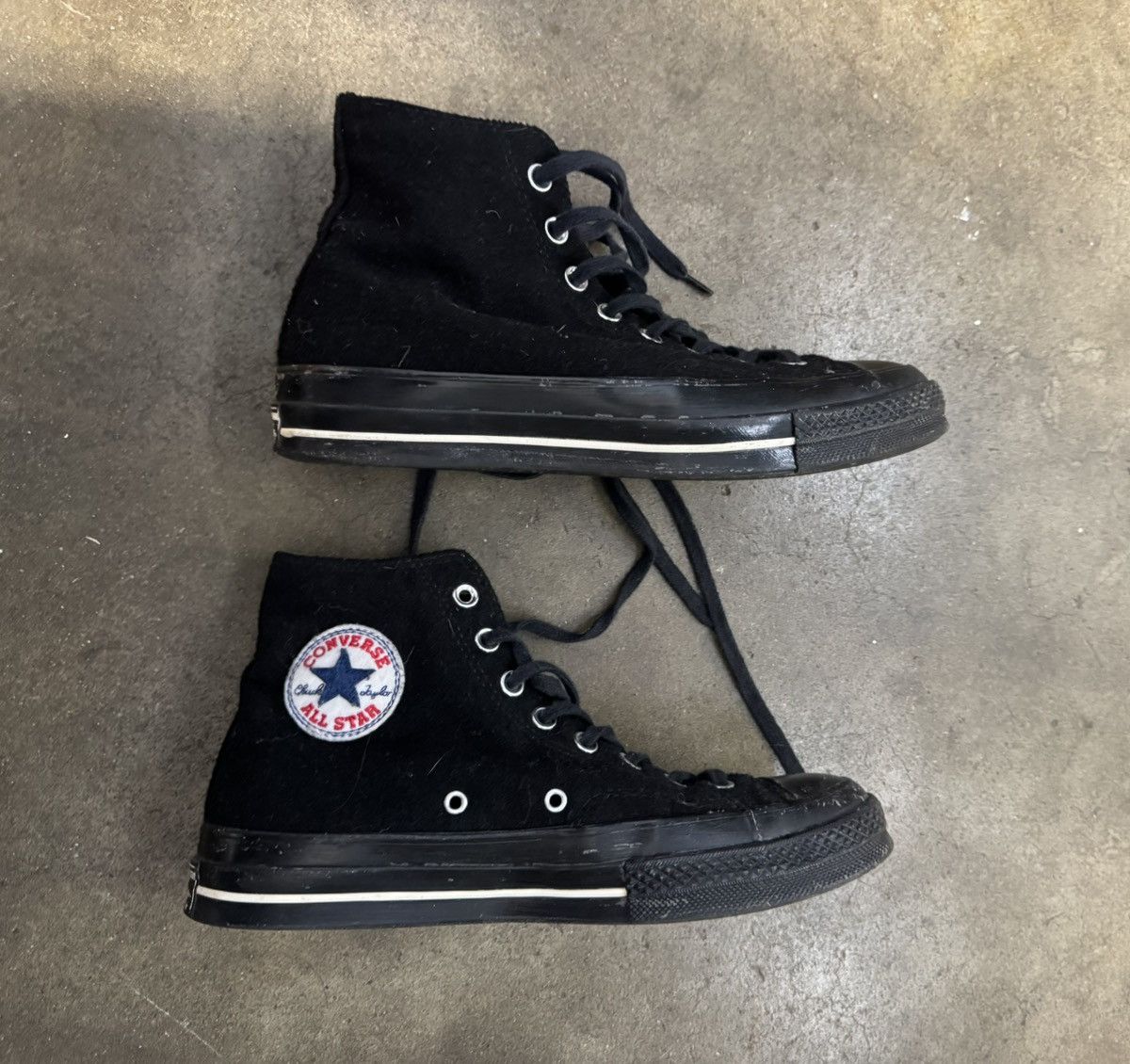Converse Converse Chuck Taylor 70s high top Black Wool Size US 7.5 / EU 40-41 - 5 Thumbnail